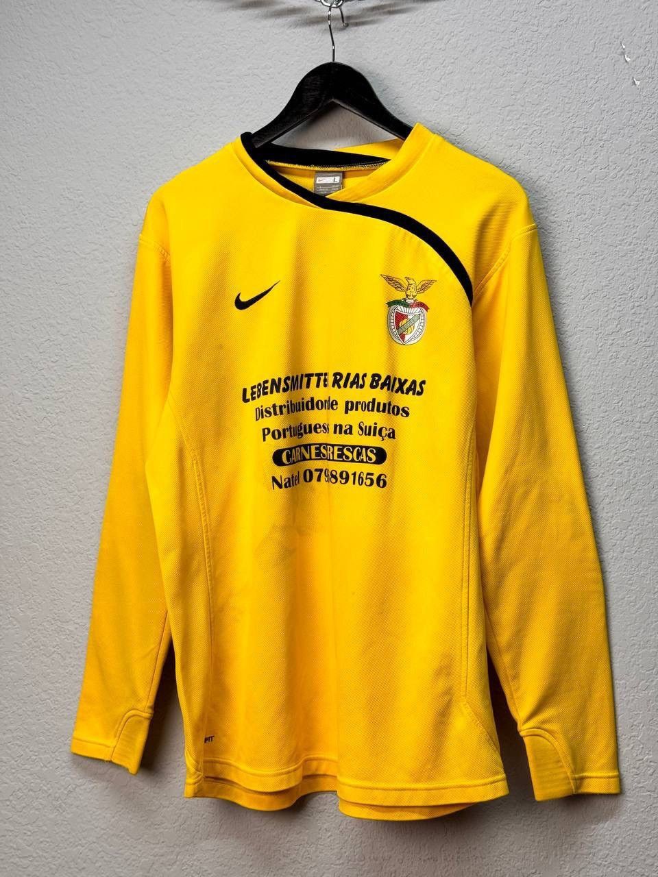 Nike × Vintage Vintage Nike Benfica Goalkeeper shirt jersey Size US L / EU 52-54 / 3 - 1 Thumbnail