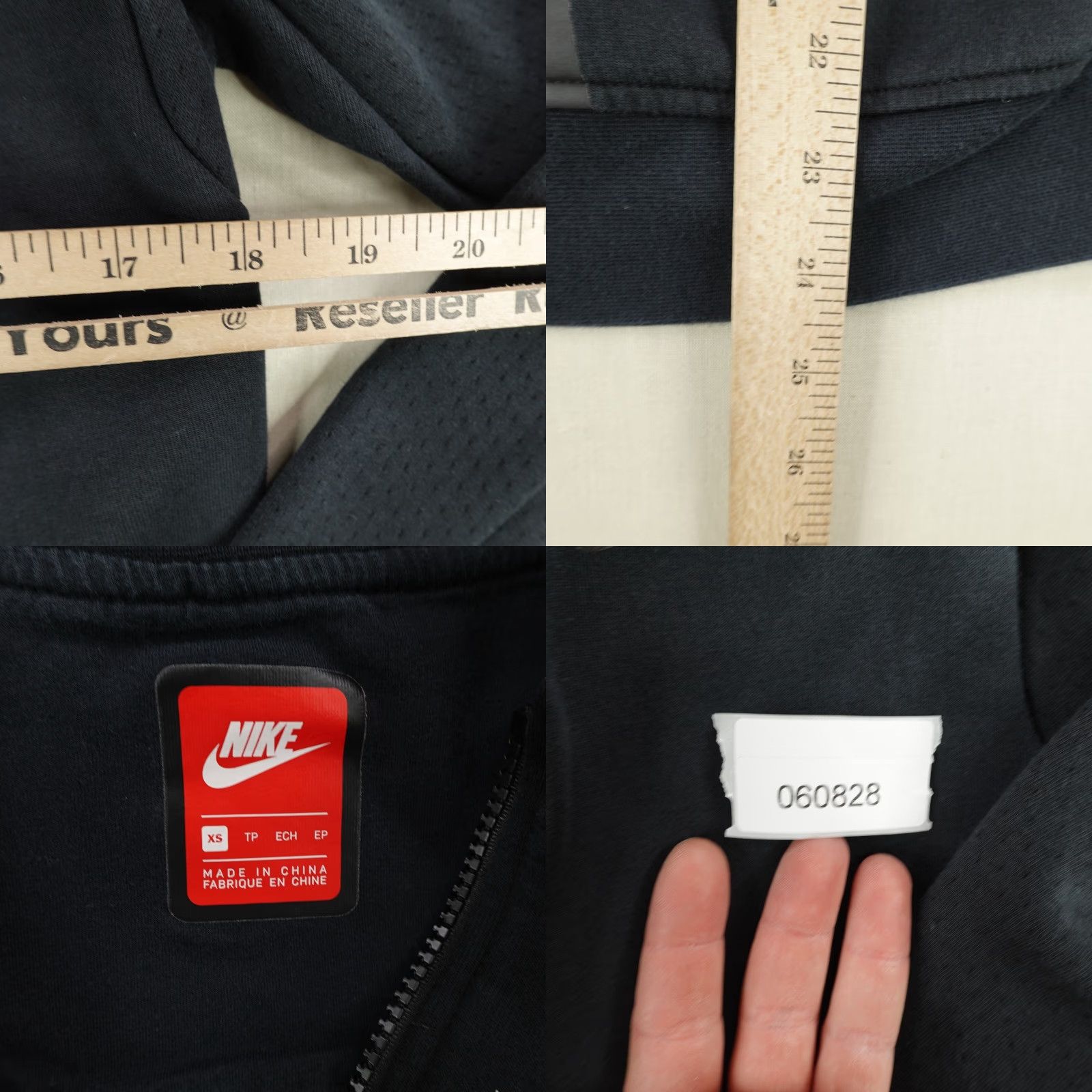 Nike VINTAGE Nike Destroyer Jacket Womens XS Black Tech Fleece Bomber Coat Zip Up Sweatshirt Size XS / US 0-2 / IT 36-38 - 8 Thumbnail