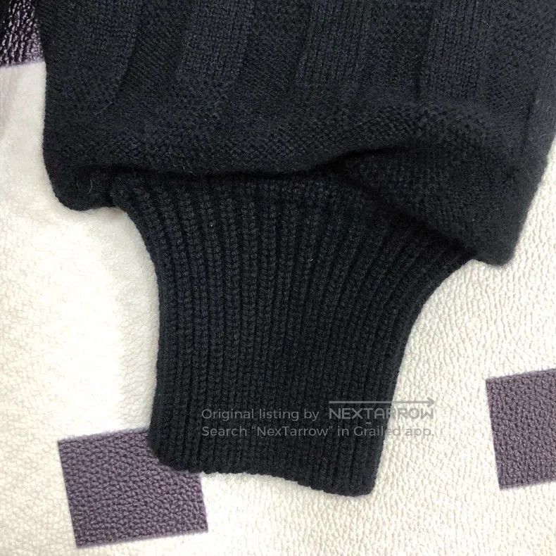 Hermes Hermes Hooded Double-sided Down Knit Jacket, Black Cotton Size XXS / US 00 / IT 34 - 3 Thumbnail