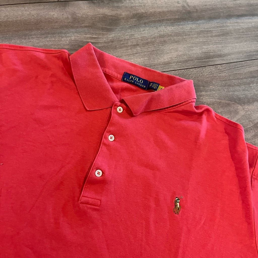 Polo Ralph Lauren Polo Ralph Lauren Pink/Coral Polo Men 3XB Bin G-0 Size US XXL / EU 58 / 5 - 2 Thumbnail