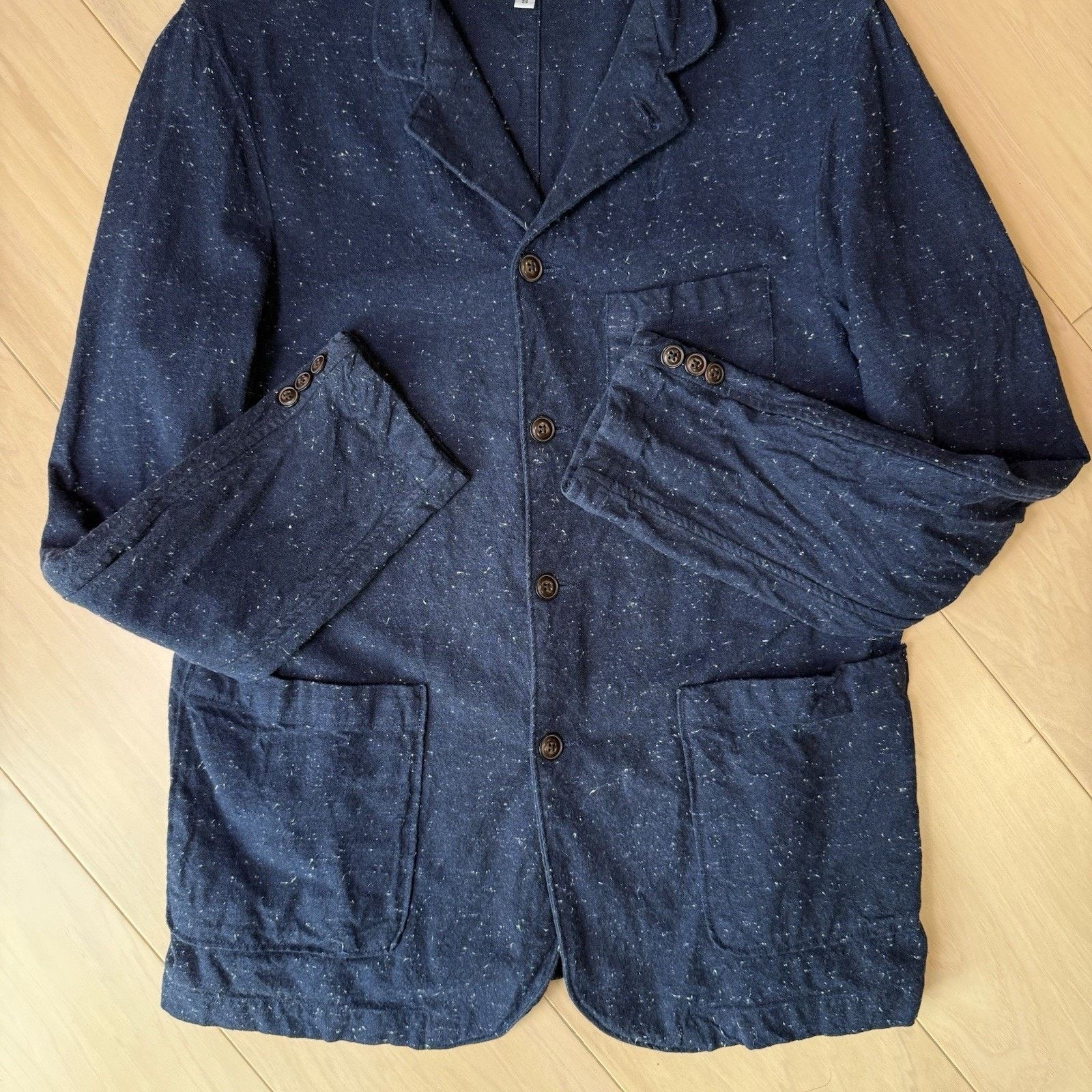 Corridor Corridor Chore Jacket Small Blue Speckled Lightweight Blazer Size US S / EU 44-46 / 1 - 6 Thumbnail