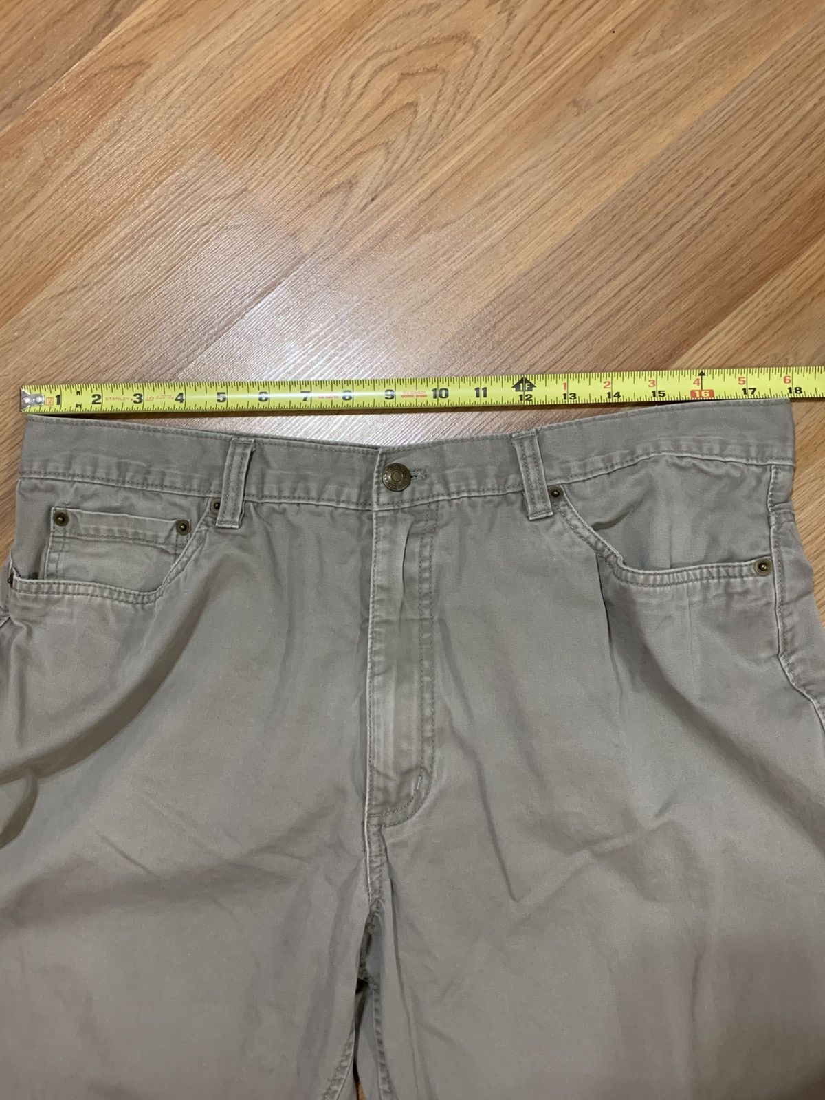 Van Heusen × Vintage 36x29 - Van Heusen 5-Pocket Flat Front Baggy Fit Faded Jean Size US 36 / EU 52 - 5 Thumbnail