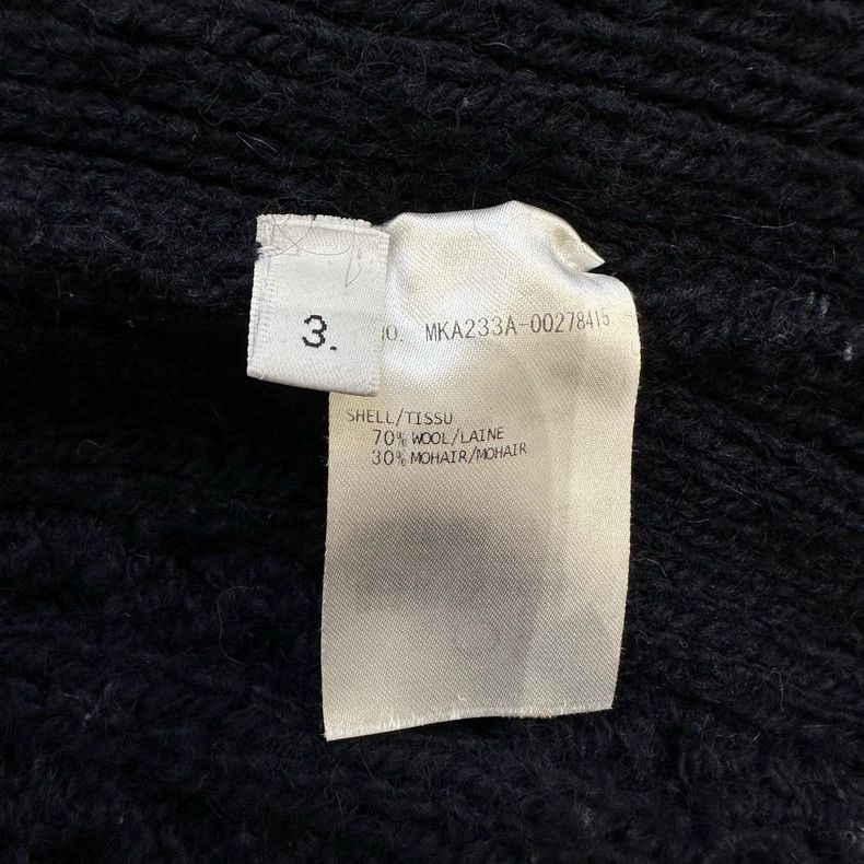 Thom Browne Thom Browne size3 Blue four stripe wool round neck sweater Size US L / EU 52-54 / 3 - 4 Thumbnail