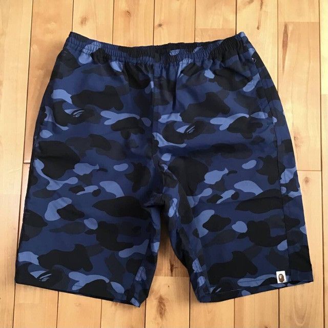 Bape BAPE Blue camo nylon shorts a bathing ape ★size XL Size US 36 / EU 52 - 1 Thumbnail