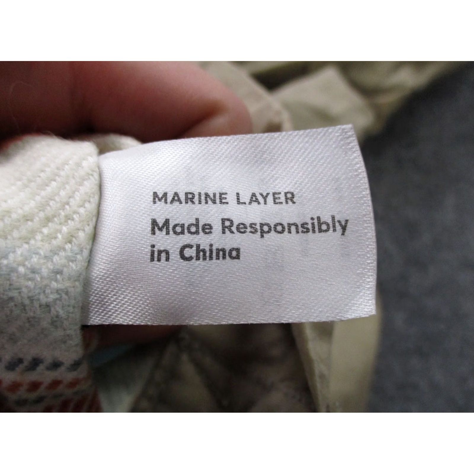 Marine Layer Marine Layer Jacket Mens M Chore Coat Beige Outdoor Bomber Jacket Full Zip Pockets Lightweight Casual Size US M / EU 48-50 / 2 - 7 Thumbnail