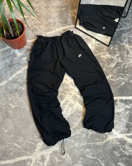 Nike 00s Nike Vintage Nylon Joggers Y2K Pants Drill | Grailed