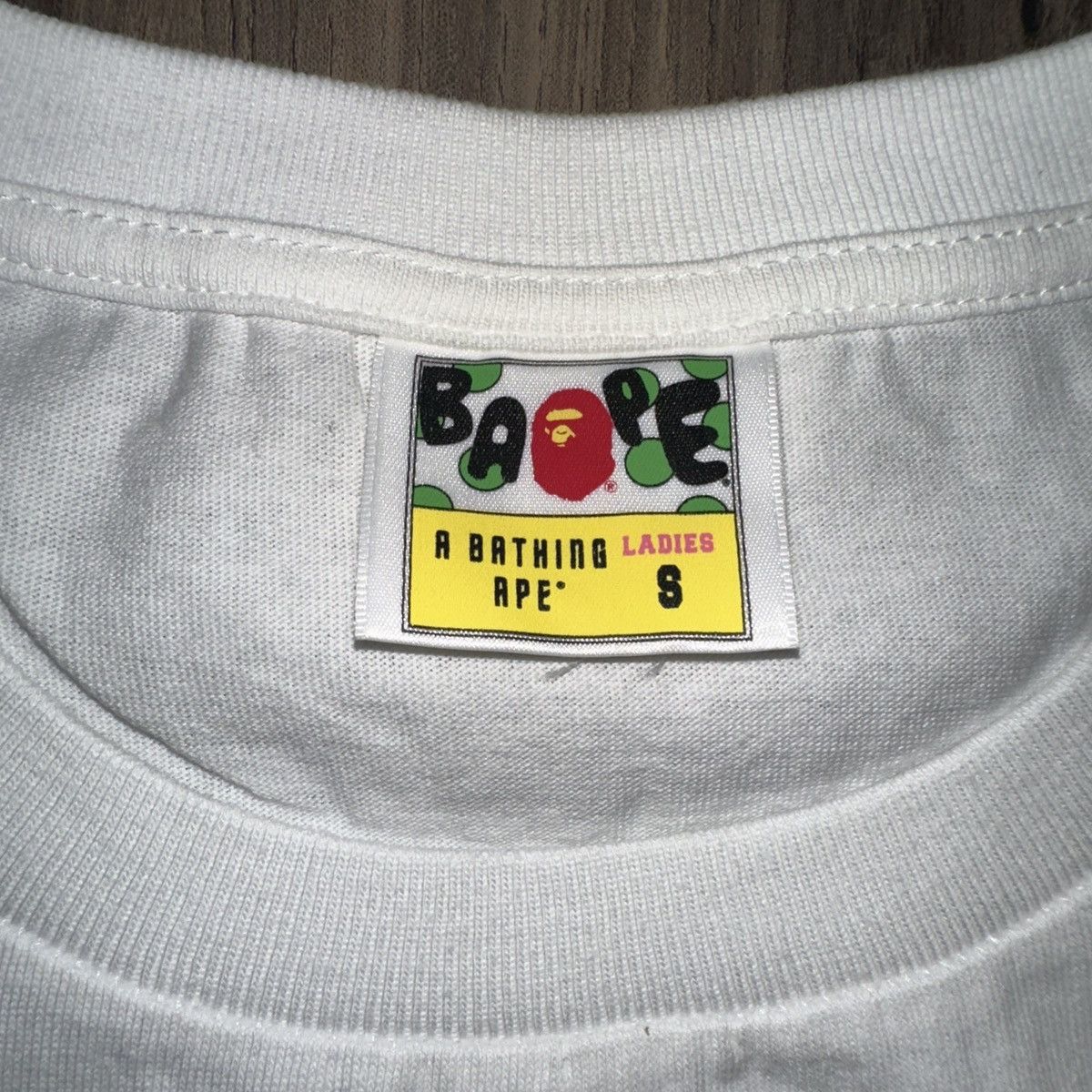 Bape Bape 2017 Aape Japan Size S White T-Shirt Streetwear Ladies Size S / US 4 / IT 40 - 3 Thumbnail