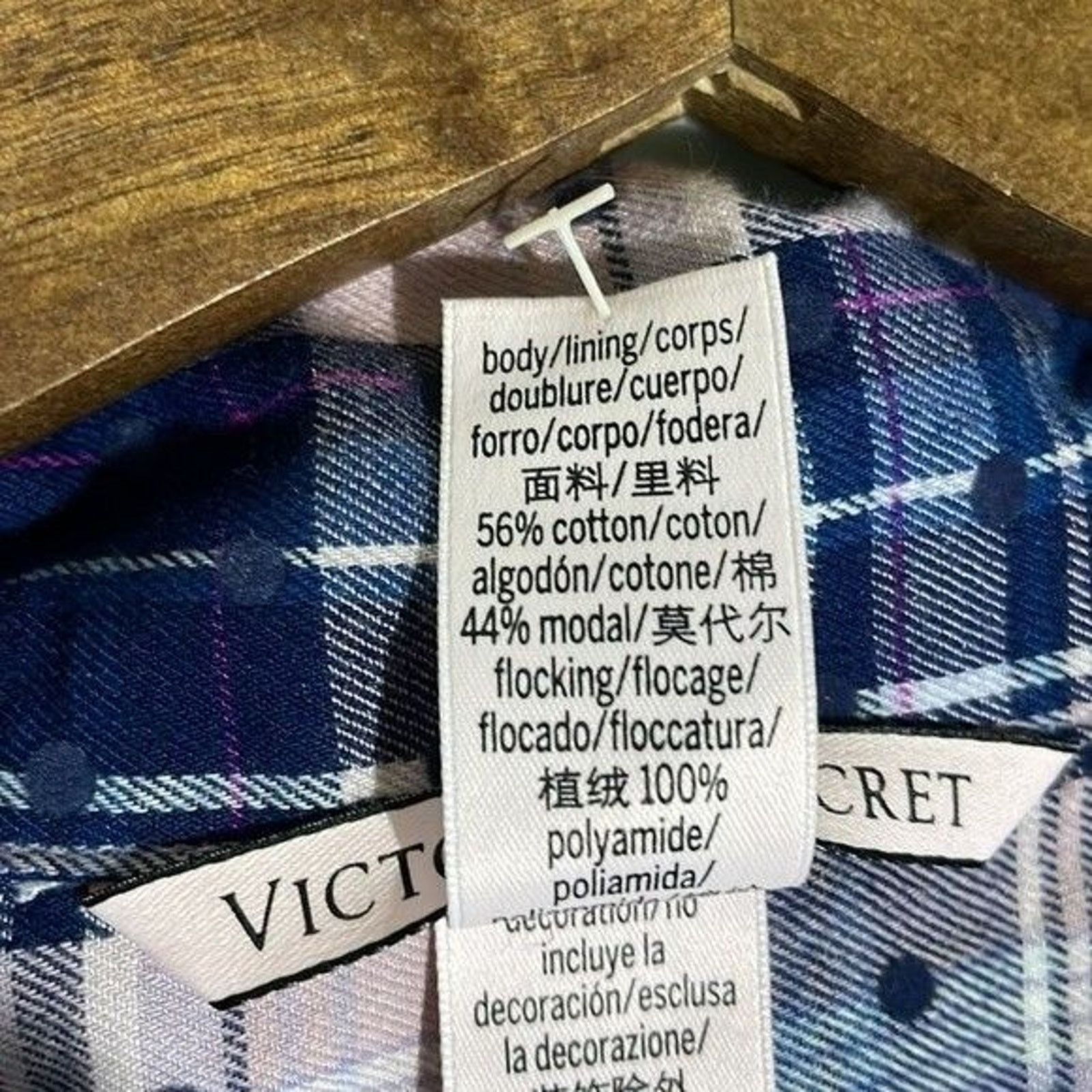 Victoria's Secret Victoria's Secret NightShirt Womens Small Plaid Button Front Size ONE SIZE - 11 Thumbnail