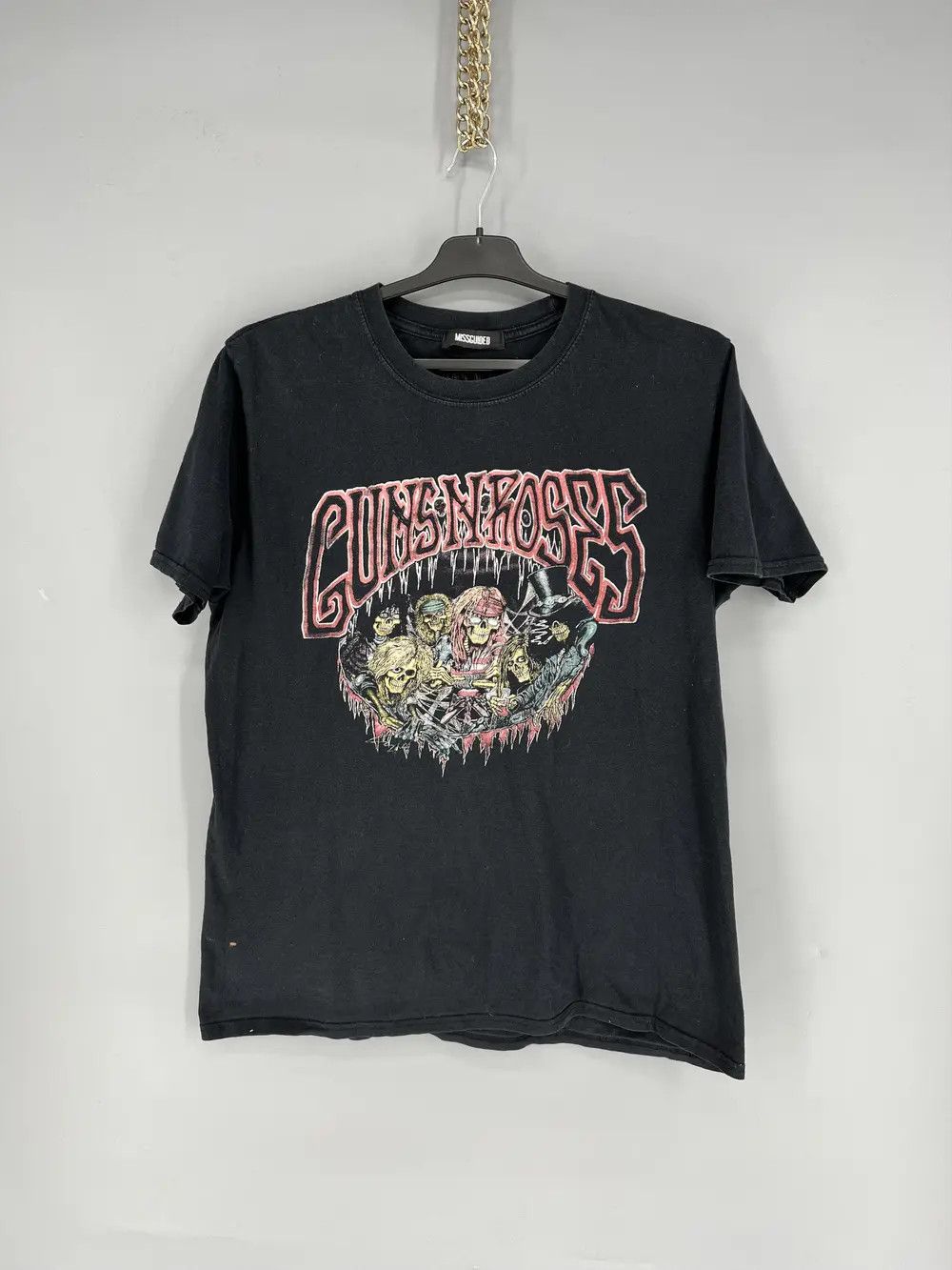 Band Tees Vintage Guns N’ Roses 🌹 Big Logo Double Sided T-Shirt Size US L / EU 52-54 / 3 - 1 Thumbnail