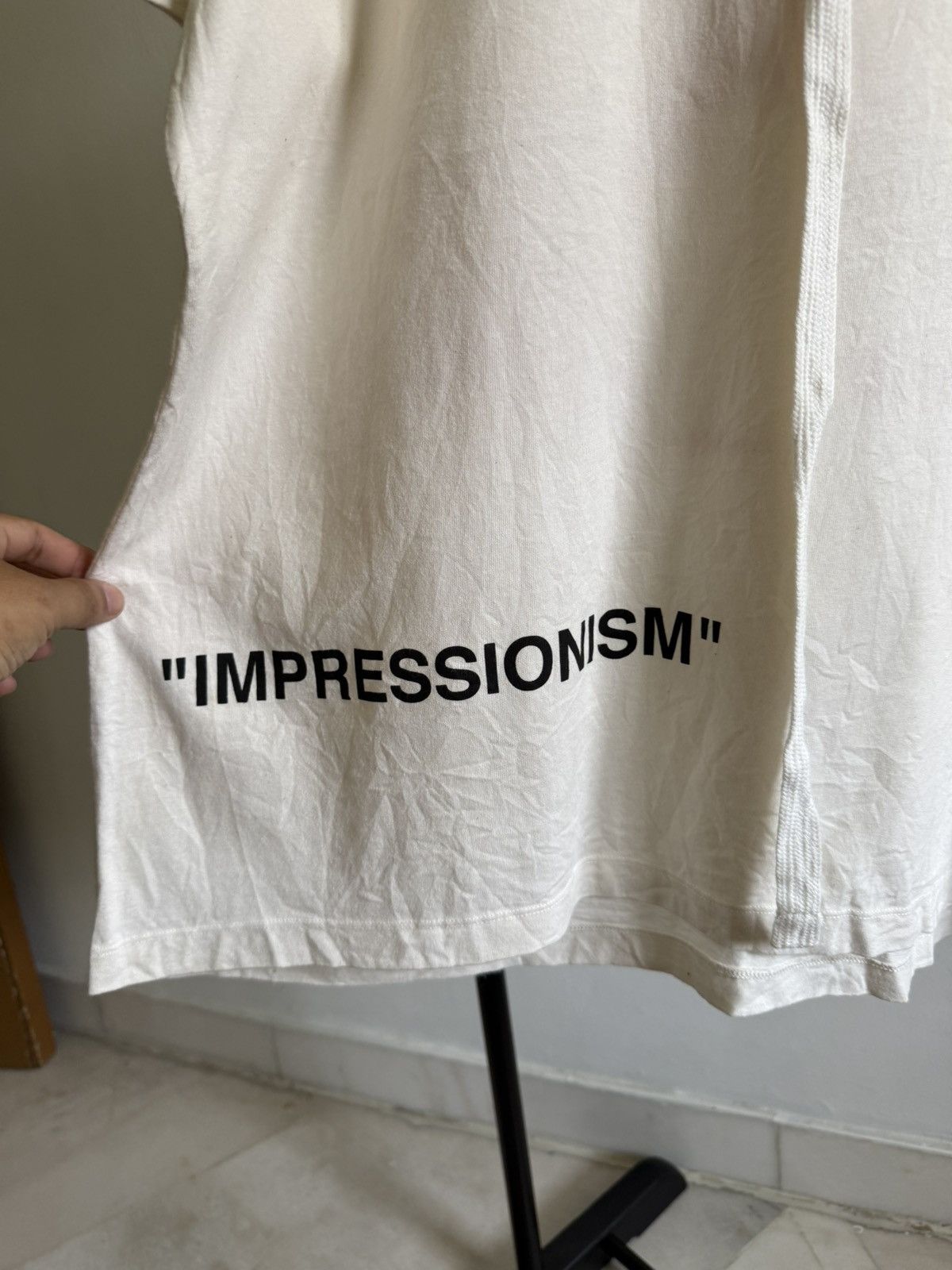 Off-White Off white "impressionism" oversize tee Size US XL / EU 56 / 4 - 5 Thumbnail