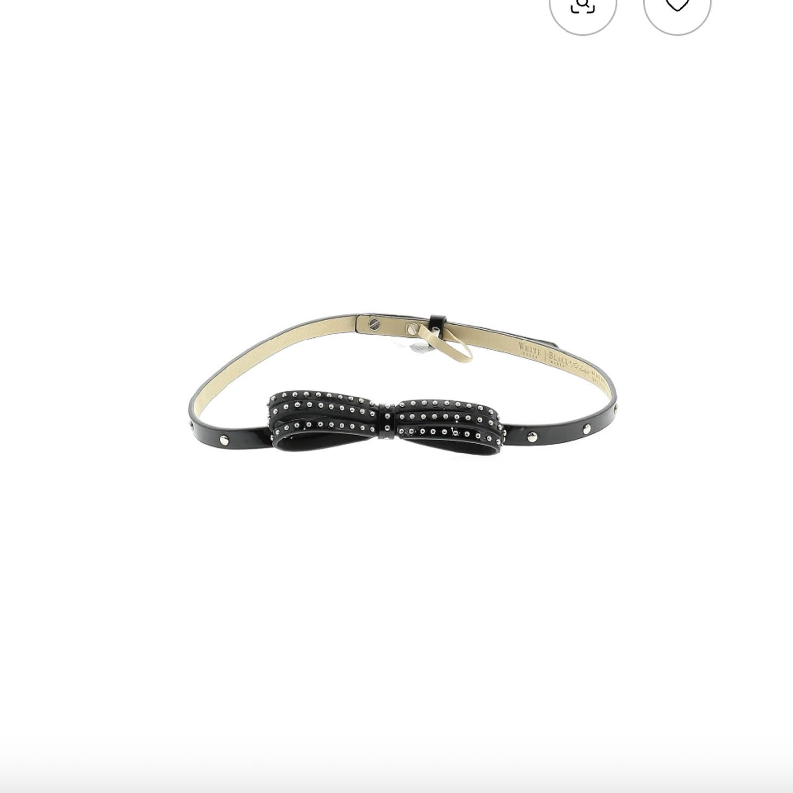 Other White House Black Market Black Studded Bow Belt Size M Size ONE SIZE - 1 Preview