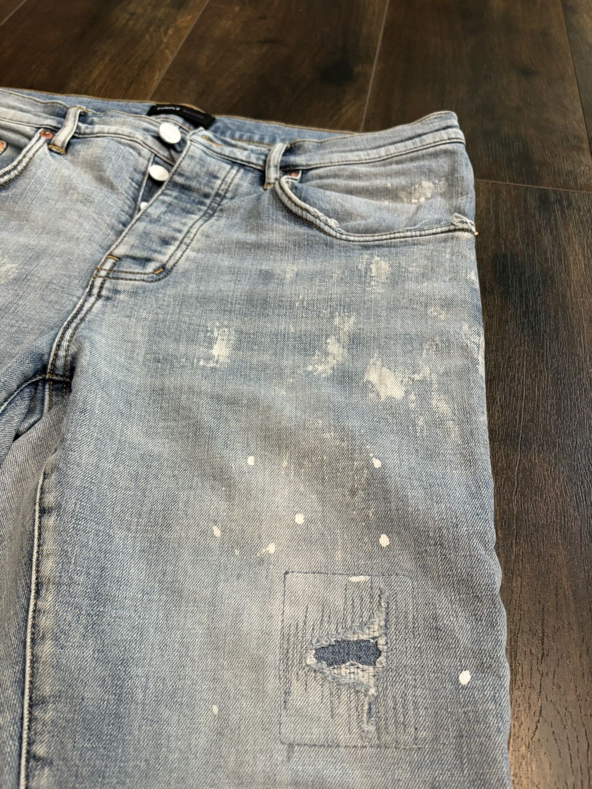 Purple Brand Purple P001 Skinny Jeans Size US 34 / EU 50 - 3 Thumbnail
