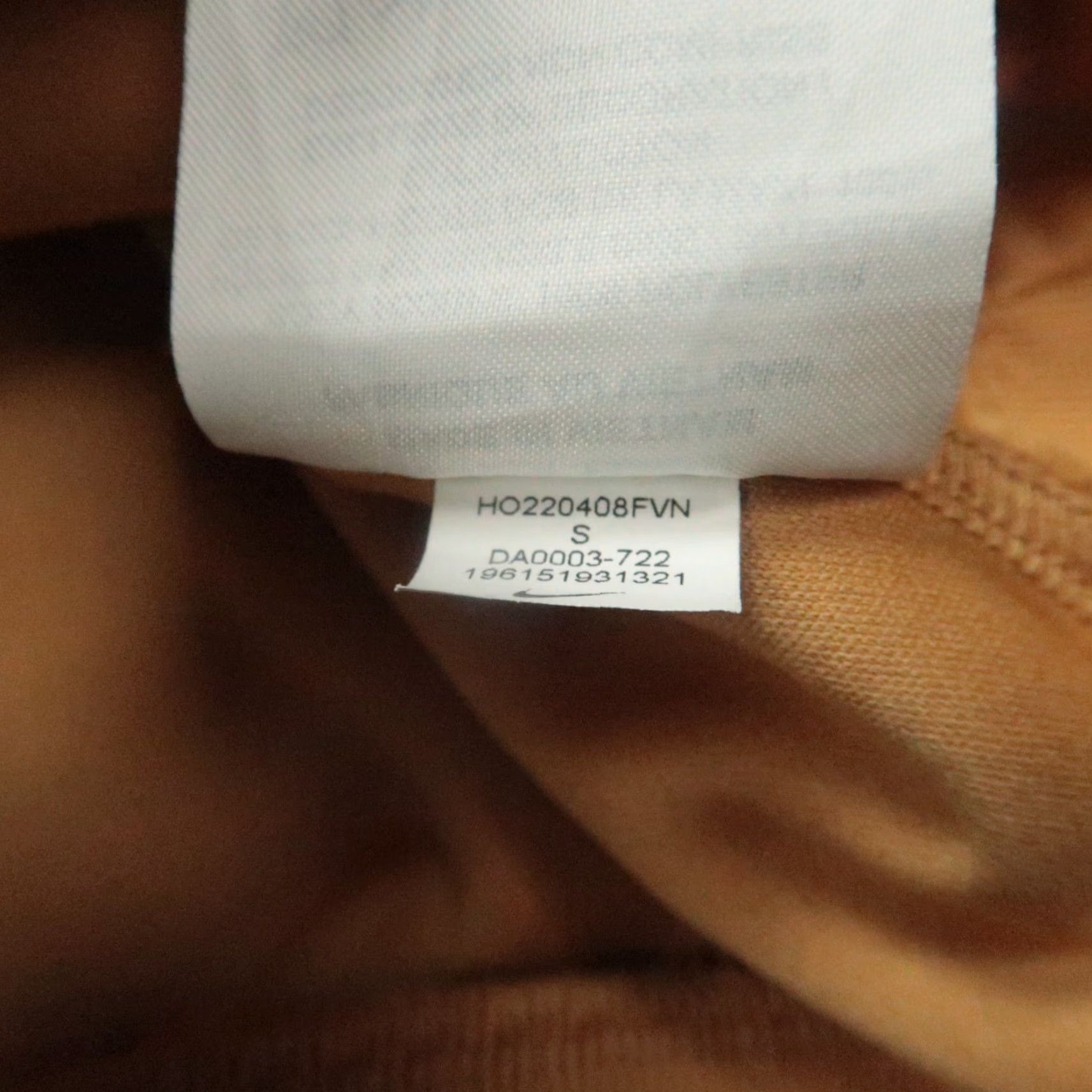 Nike Nike Mens Jacket Small Brown N98 Tribute Full Zip Pockets Sportswear Track Jacket Regular Size US S / EU 44-46 / 1 - 6 Thumbnail