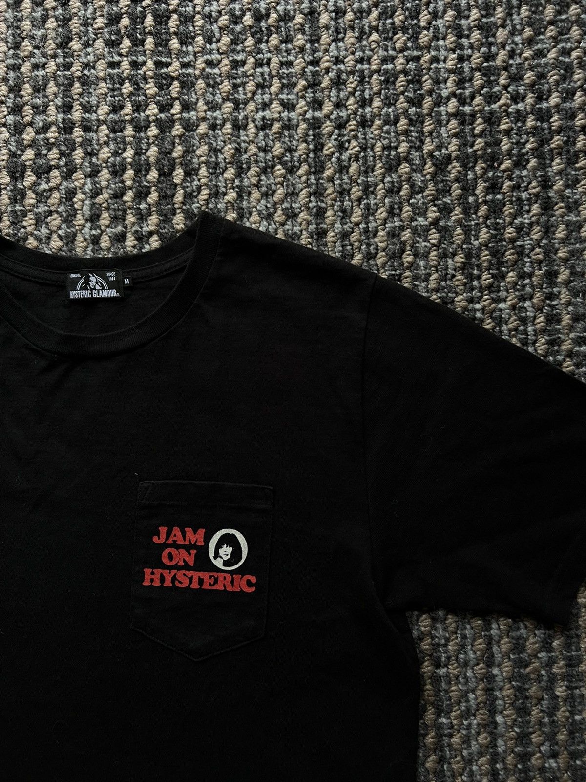 Hysteric Glamour Hysteric Glamour Jam On Keep Rocking to the Beat Tee Rare Size US M / EU 48-50 / 2 - 5 Thumbnail