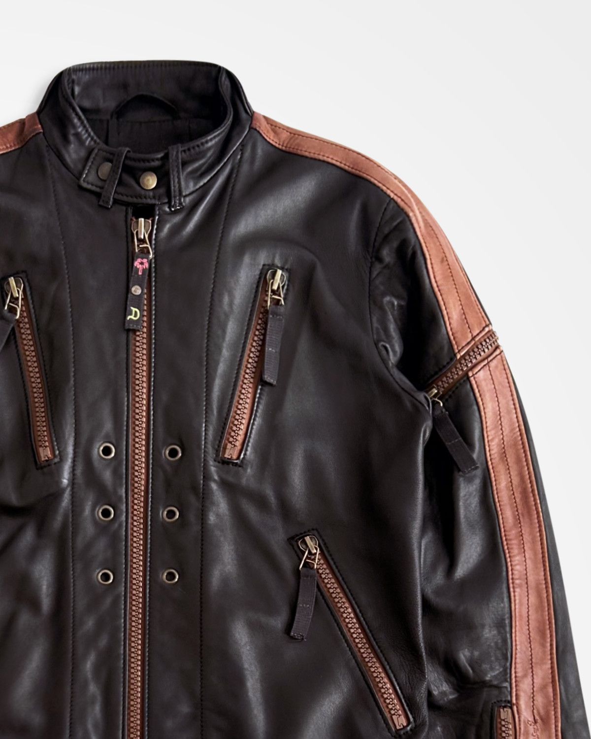 Diesel Diesel, 2000's Quad-Zip Leather Moto Jacket Size US L / EU 52-54 / 3 - 5 Thumbnail