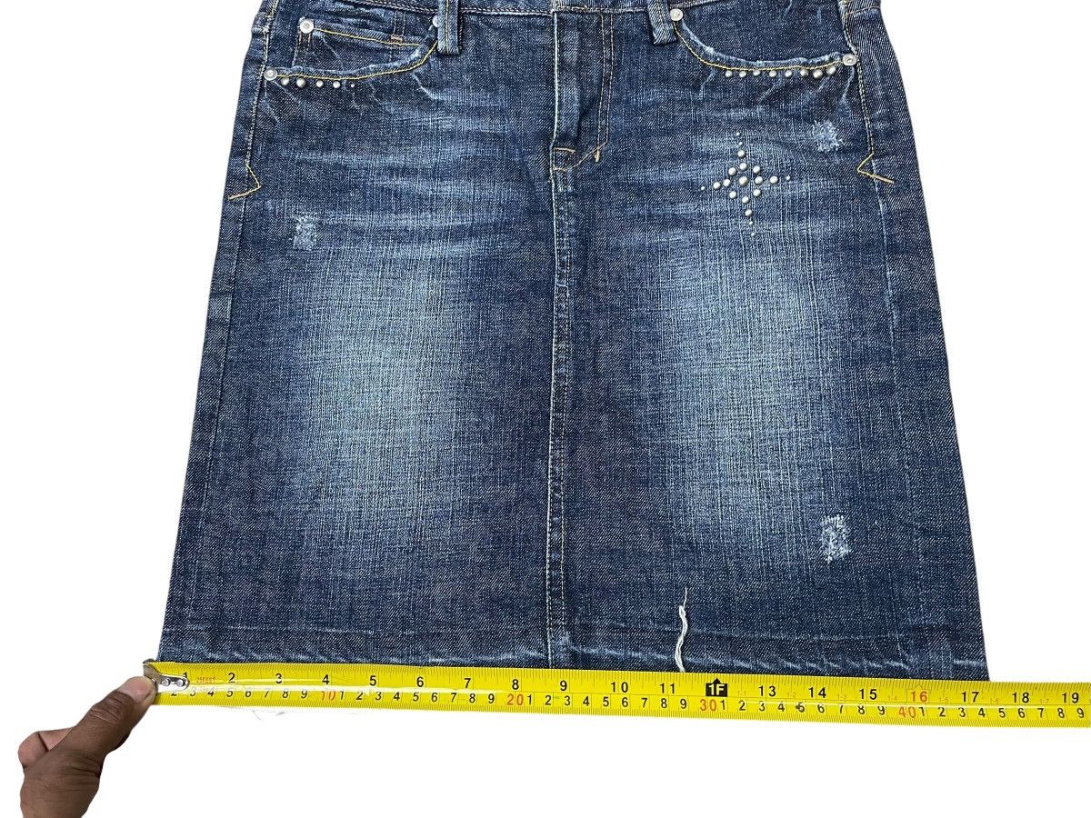 Japanese Brand Vintage Flash Report Mini Skirt Streetwear Size 29" - 9 Thumbnail