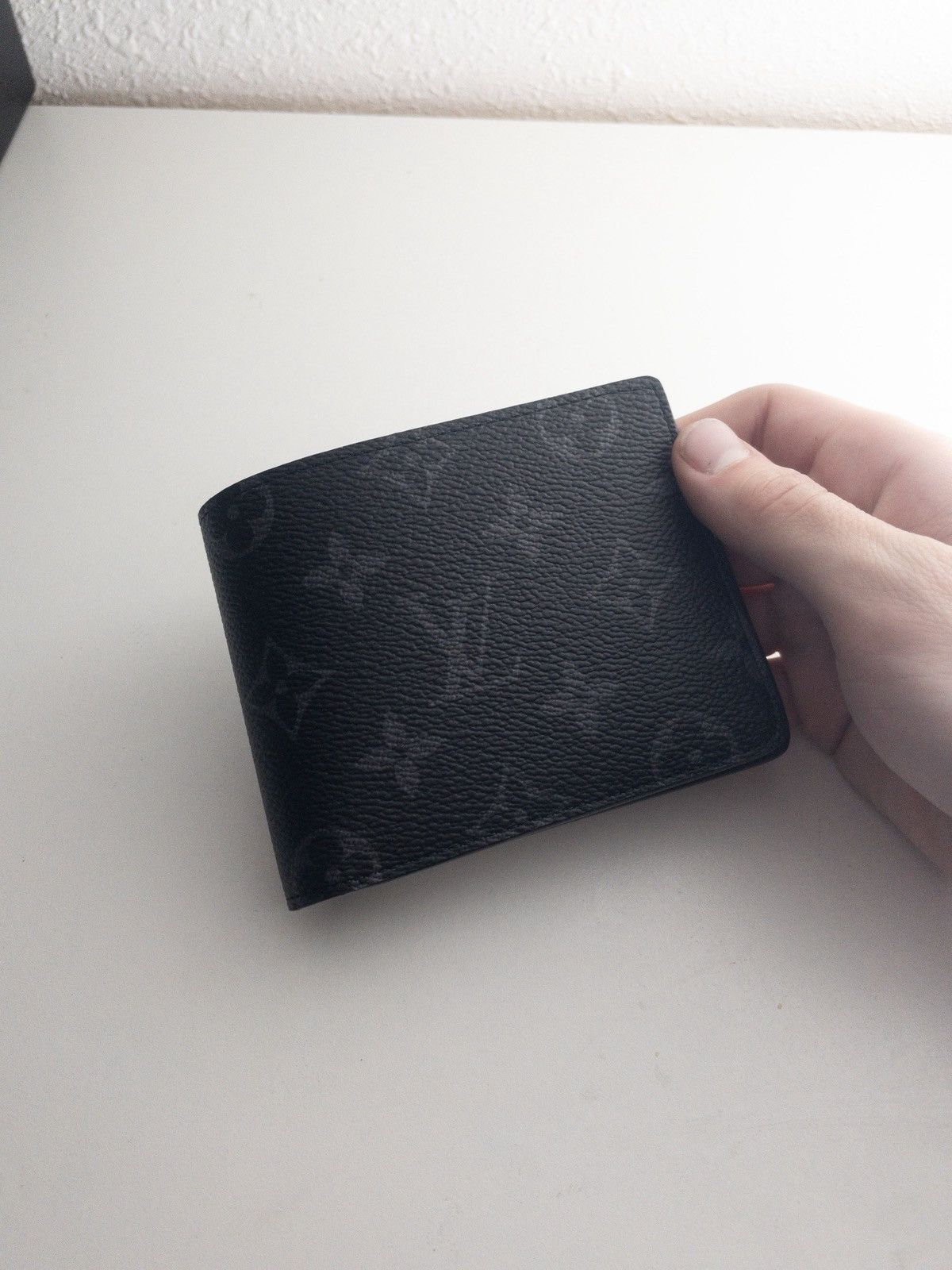 Louis Vuitton Louis Vuitton Monogram Leather Eclipse Bi-Fold Wallet Size ONE SIZE - 4 Thumbnail