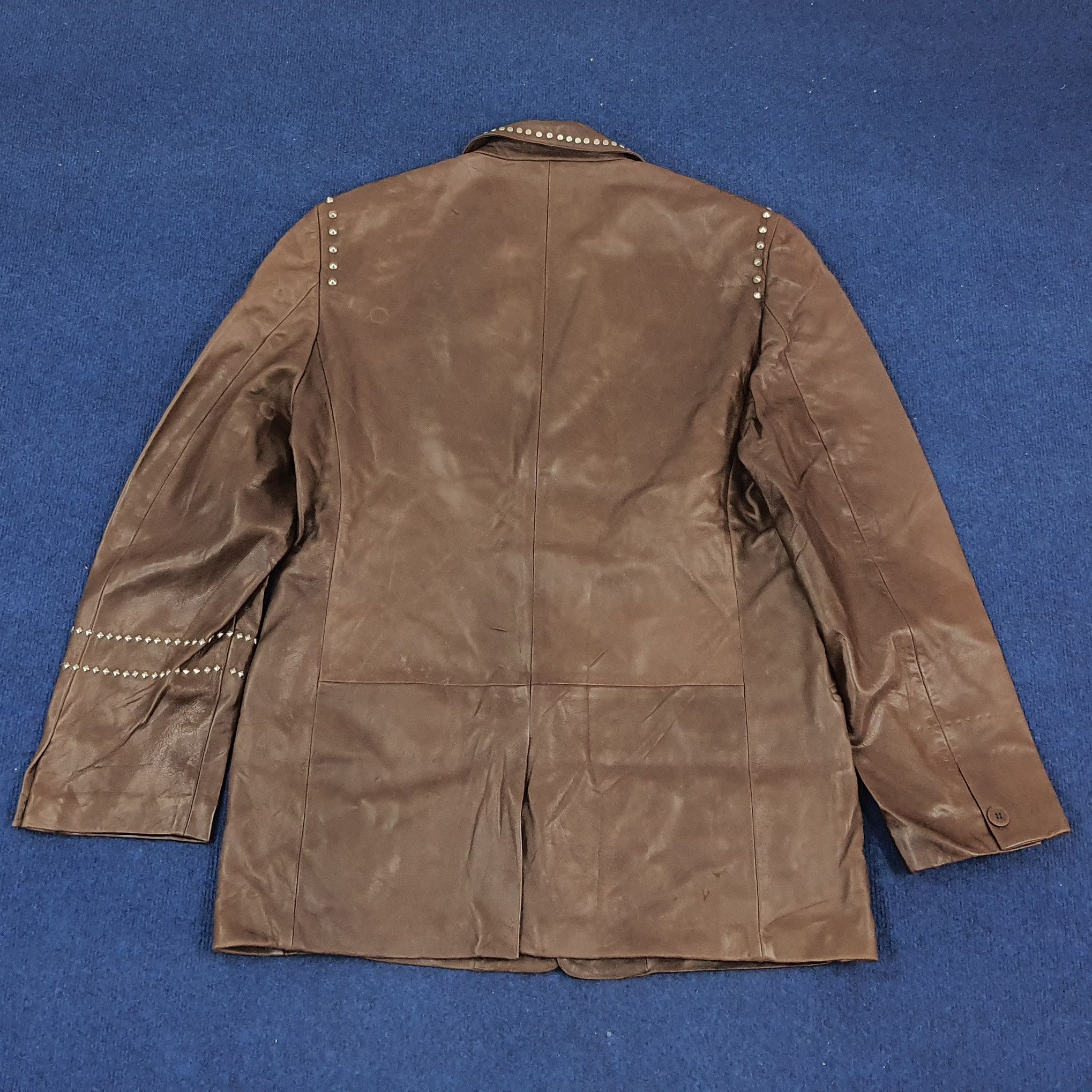 Versace × Vintage Vintage Gianni Versace Luxury Leather Jacket Size US M / EU 48-50 / 2 - 3 Thumbnail