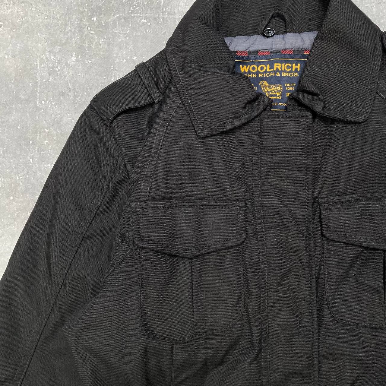 Woolrich Woolen Mills Woolrich Thermolite Collar Belted Jacket Women’s Black Sz M Size M / US 6-8 / IT 42-44 - 3 Thumbnail
