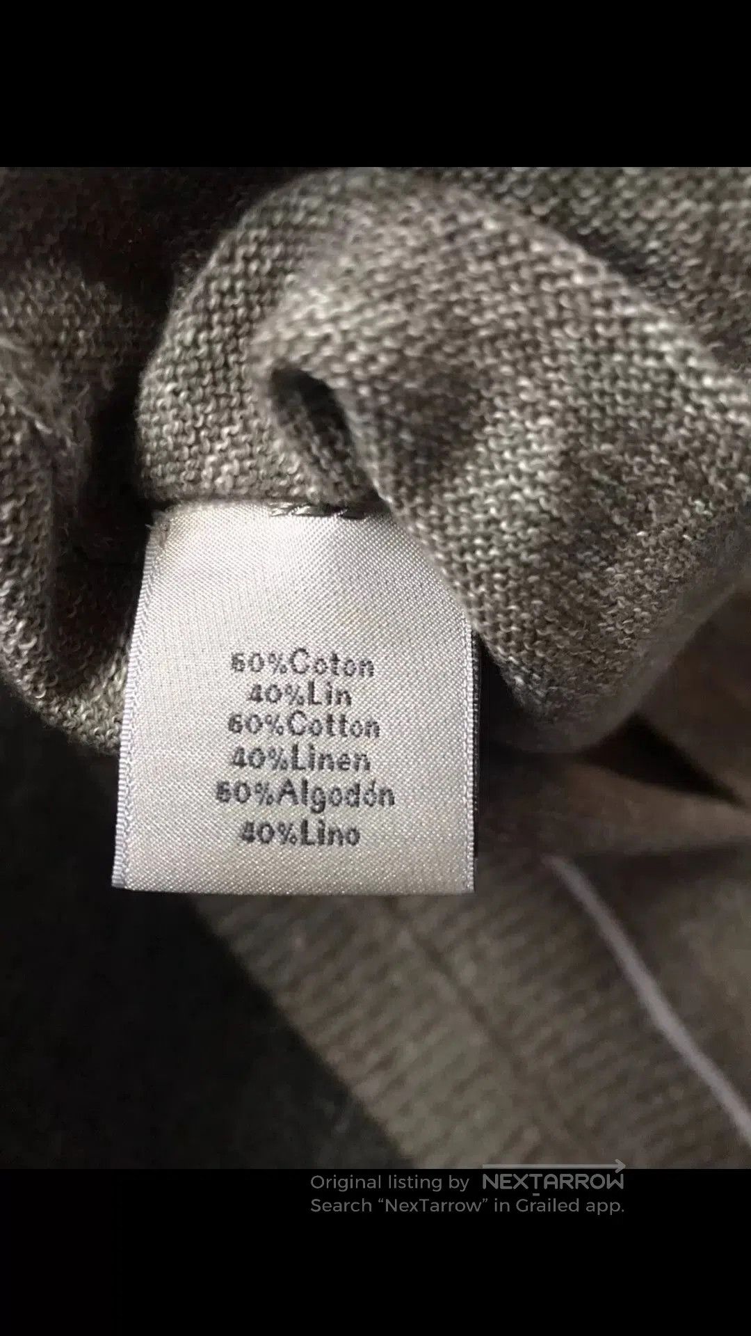 Hermes Hermes Gray Cotton. Size US XL / EU 56 / 4 - 6 Thumbnail