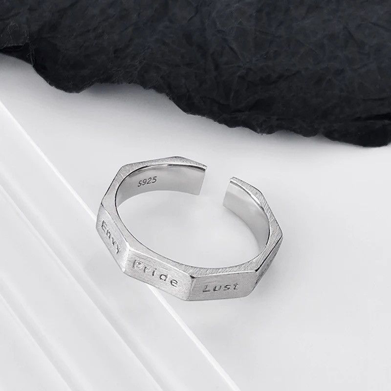 Jewelry × Vintage Human 7 Kinds of Deadly Sins Rings Size ONE SIZE - 6 Thumbnail
