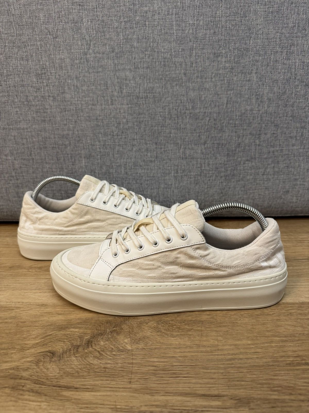 GCDS GCDS Monogram Jacquard Low Top Sneakers size 40 Size US 10 / IT 40 - 2 Thumbnail