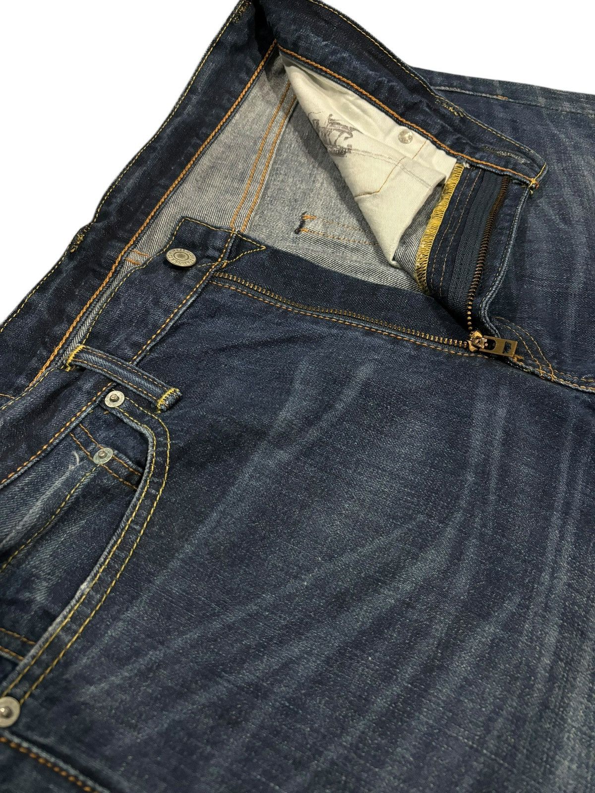 Levi's × Vintage Y2k Vintage Levi’s Lot 513 Faded Season Straight Cut Jeans Size US 34 / EU 50 - 4 Thumbnail