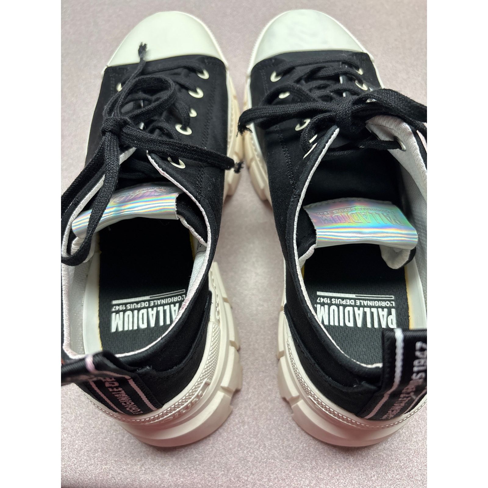 Palladium Palladium Black and Marshmallow Revolt Lo Tx Size 10 Size US 10 / IT 40 - 10 Thumbnail