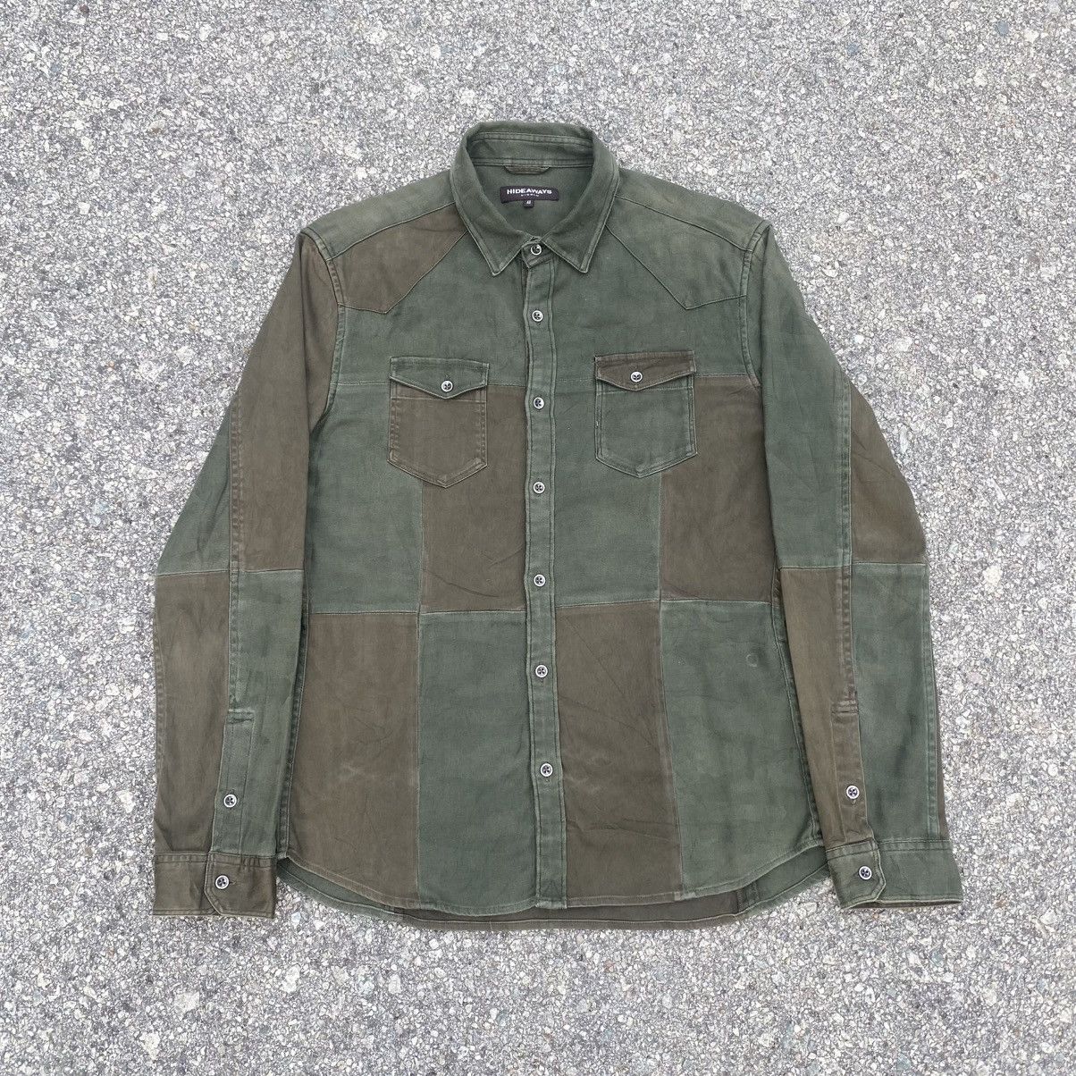 HIDEAWAYS HIDEAWAYS NICOLE Patchwork Camo Shirt Size US M / EU 48-50 / 2 - 1 Thumbnail