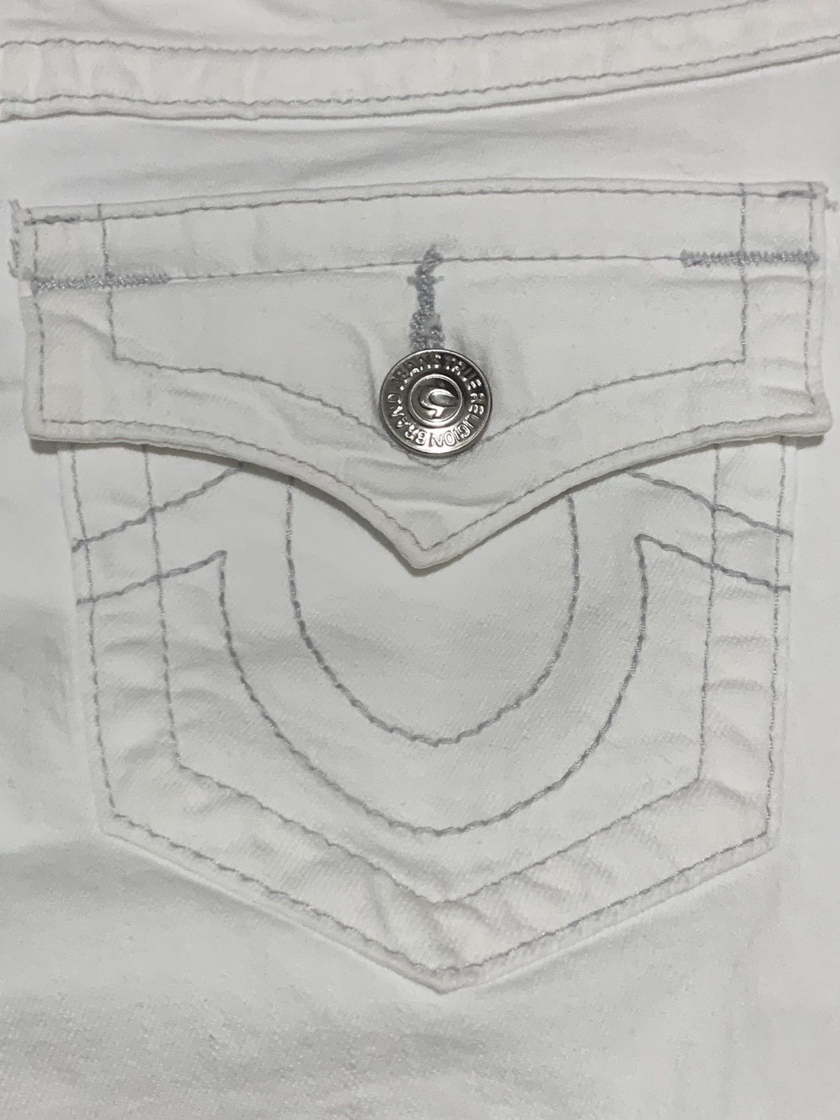 True Religion True Religion Basic Skinny W Flaps Jeans Size 28" / US 6 / IT 42 - 12 Thumbnail