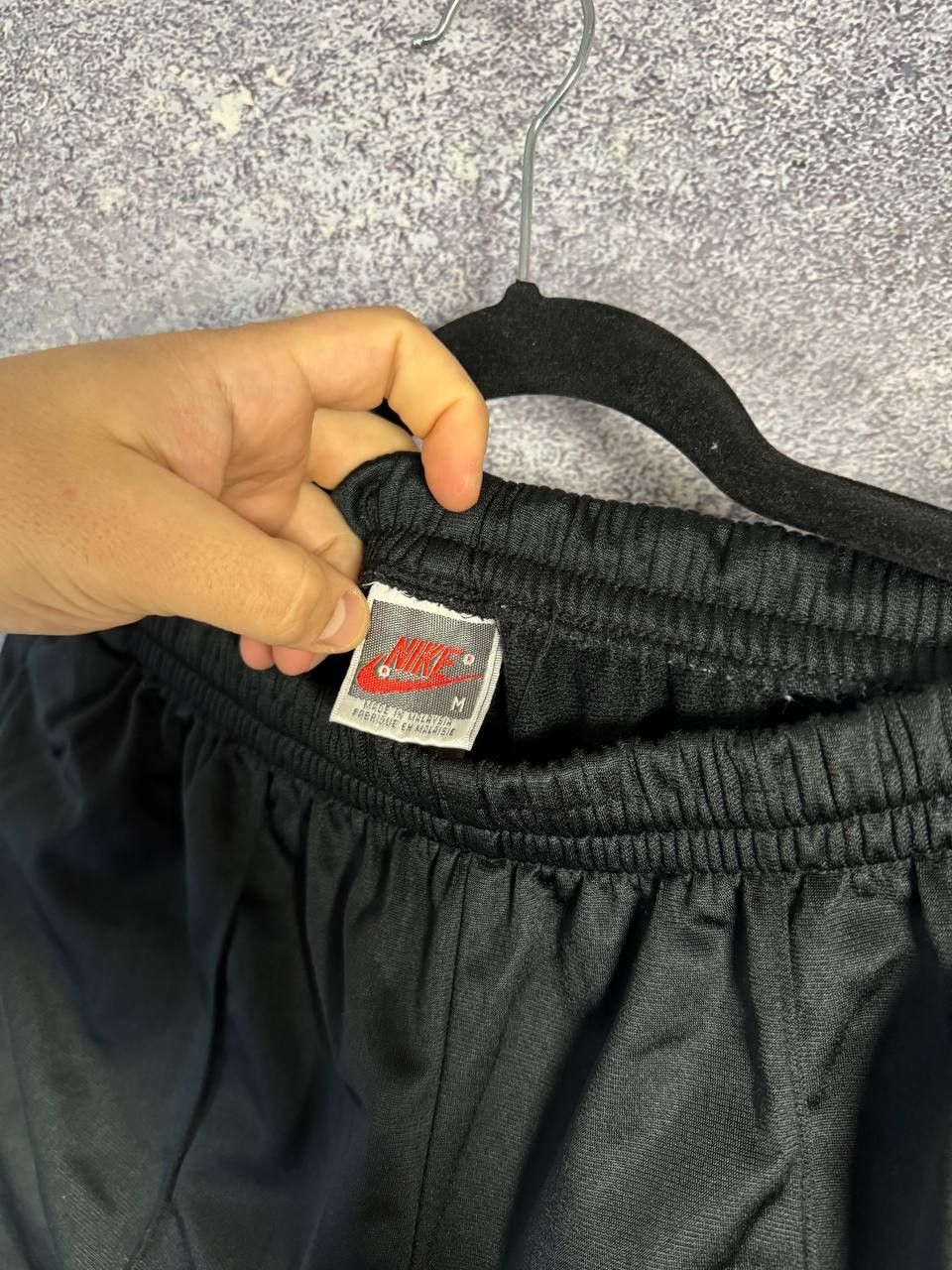 Nike × Vintage Vintage 90's Nike Double Swoosh Sweatpants Parachute 33sz Size US 33 - 11 Thumbnail
