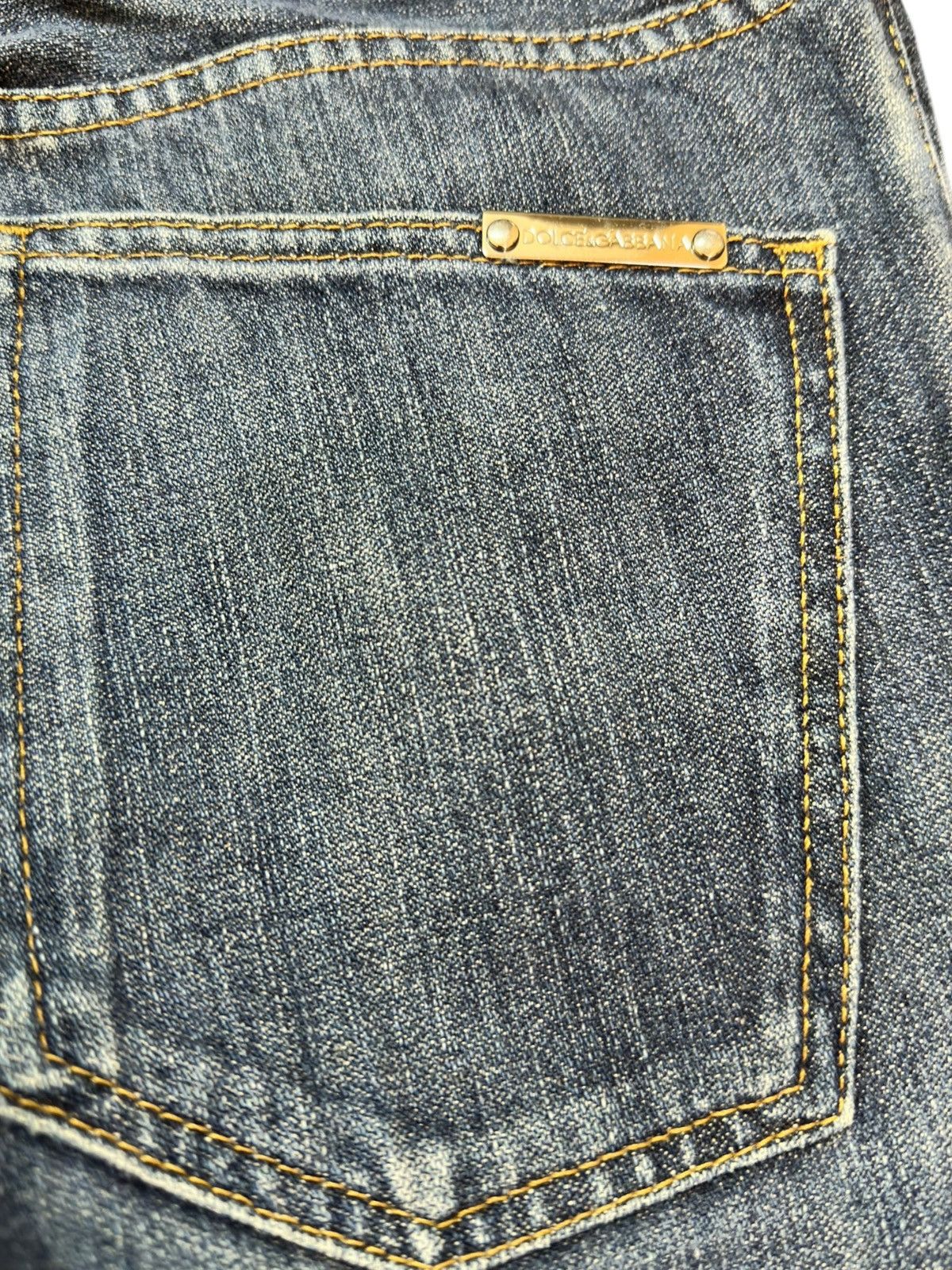 Dolce & Gabbana Vintage Dolce&Gabbana Mudwasj Whiskers Denim Size US 30 / EU 46 - 6 Thumbnail
