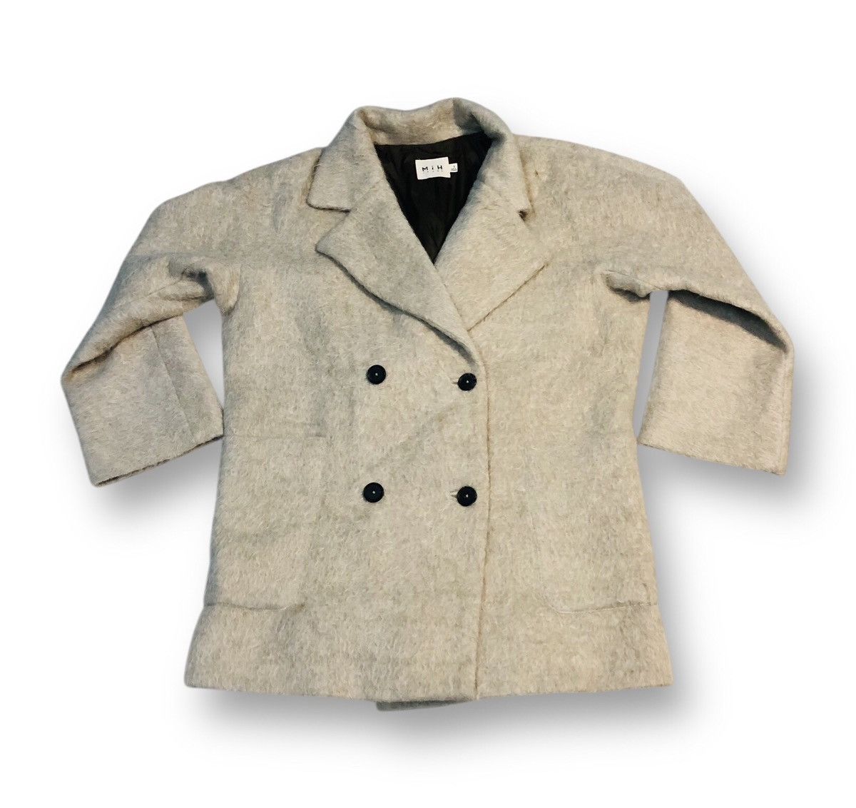 Japanese Brand Double Button Alpaca Wool jacket (14) Size US S / EU 44-46 / 1 - 1 Thumbnail
