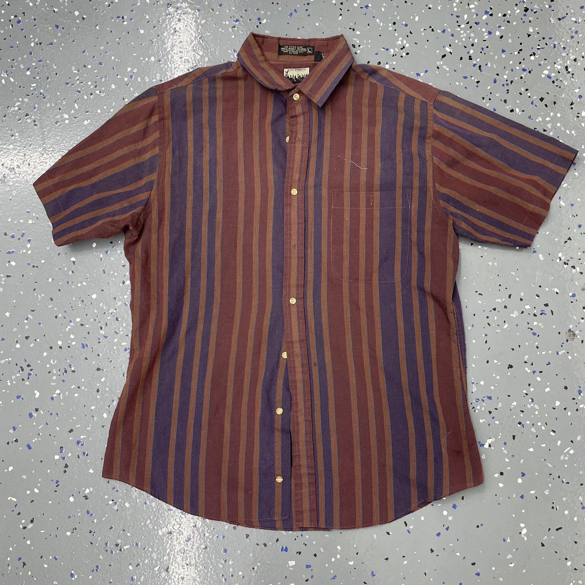 Vintage Striped VNTG 70s/80s Vintage Pickering Large Mens Polo Shirt ...