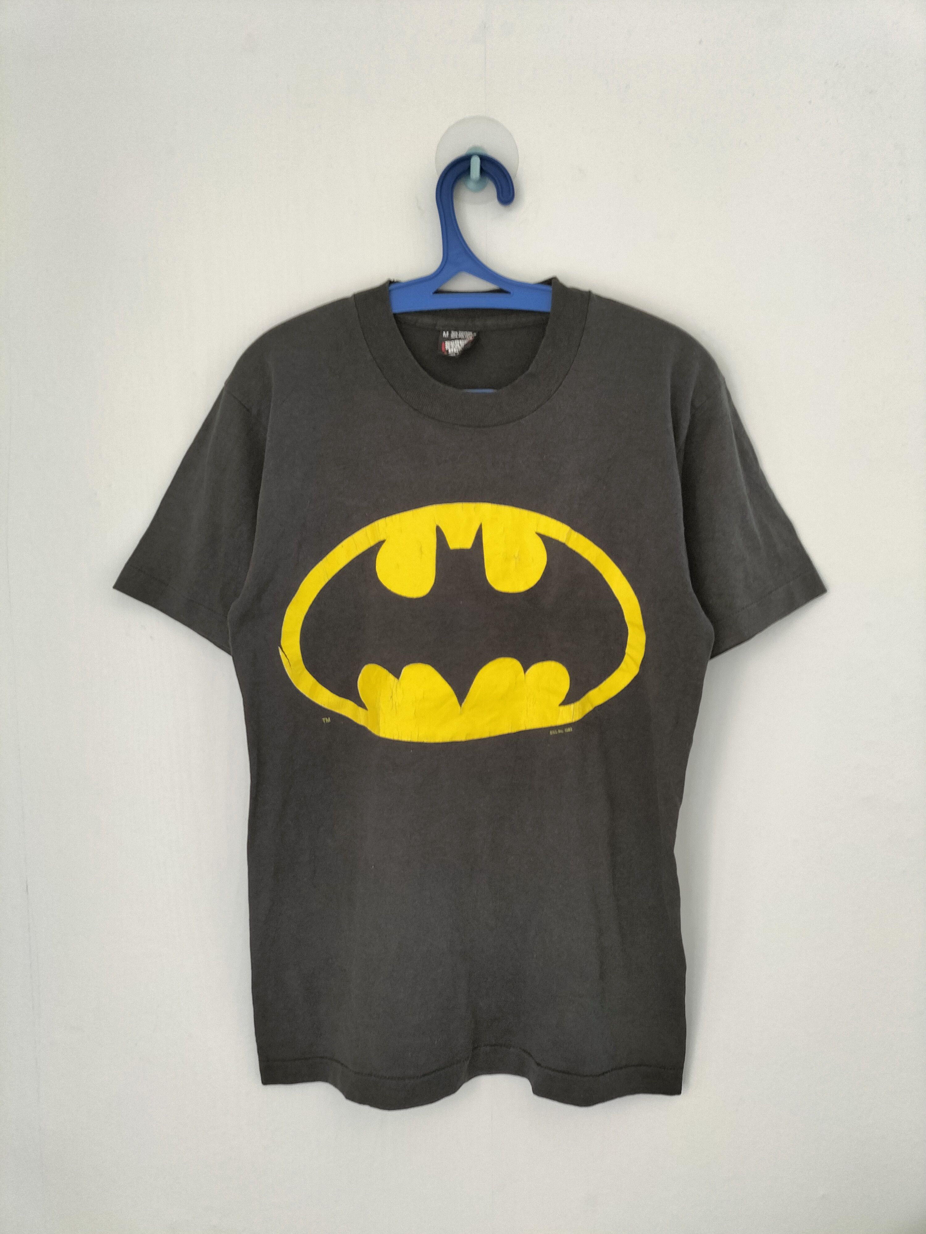 DC Comics × Vintage Vintage 80s Batman Tshirt Size US M / EU 48-50 / 2 - 1 Thumbnail