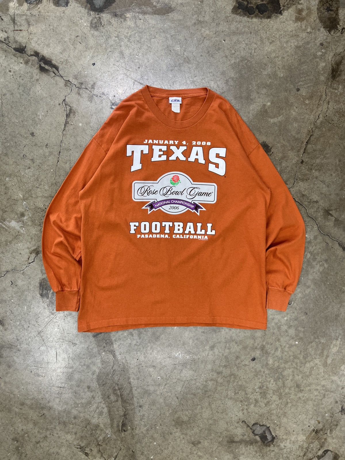 NCAA Vintage 2006 UT Texas Football Rose Bowl LS XL Size US XL / EU 56 / 4 - 2 Thumbnail