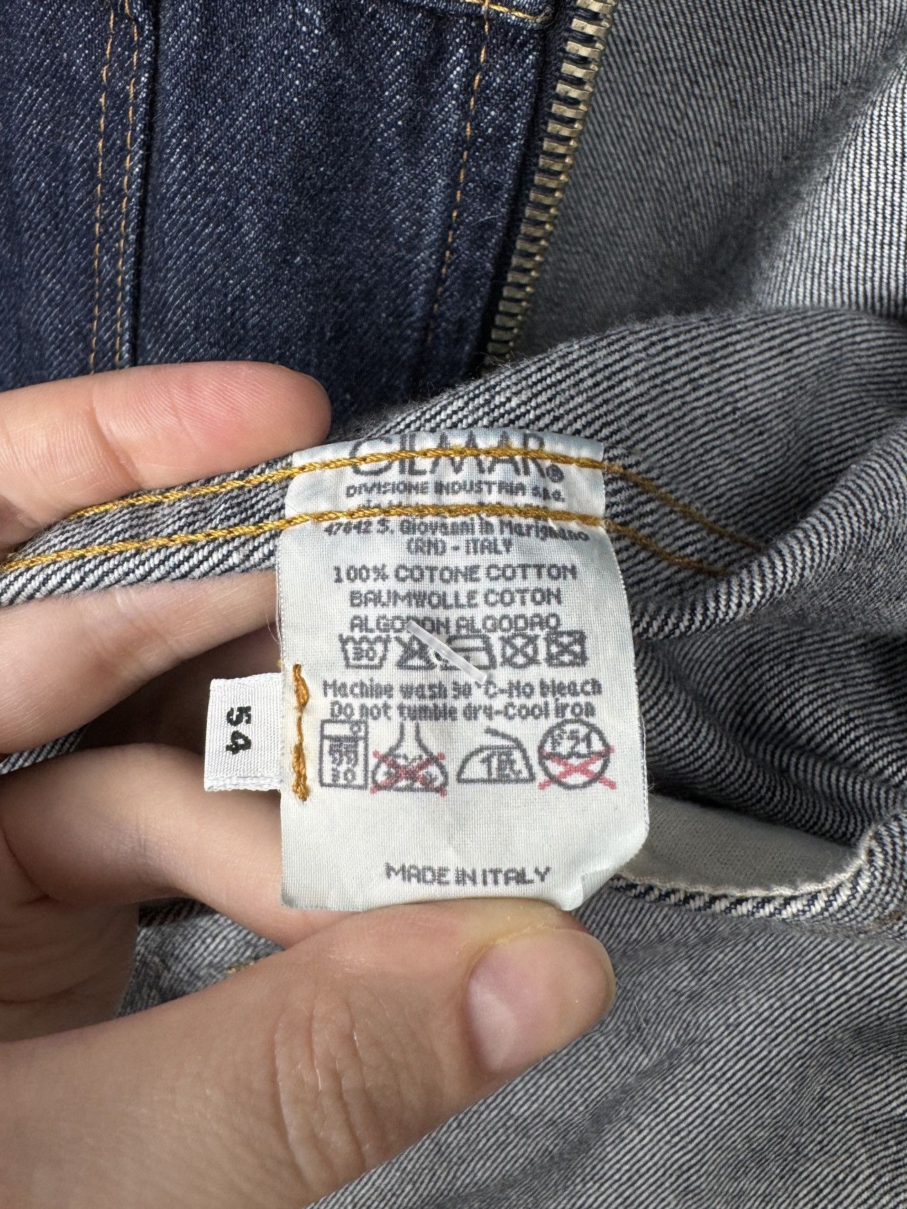 Iceberg Iceberg Jeans zip indigo blue big logo denim trucker jacket Size US XXL / EU 58 / 5 - 14 Thumbnail