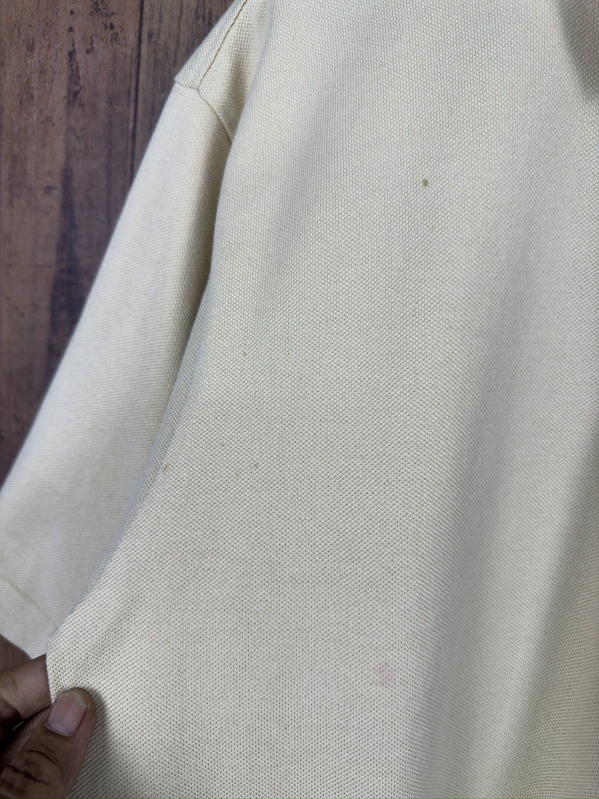 Burberry Burberry London Novacheck Cream Single Pocket Polo A290 Size US M / EU 48-50 / 2 - 7 Thumbnail