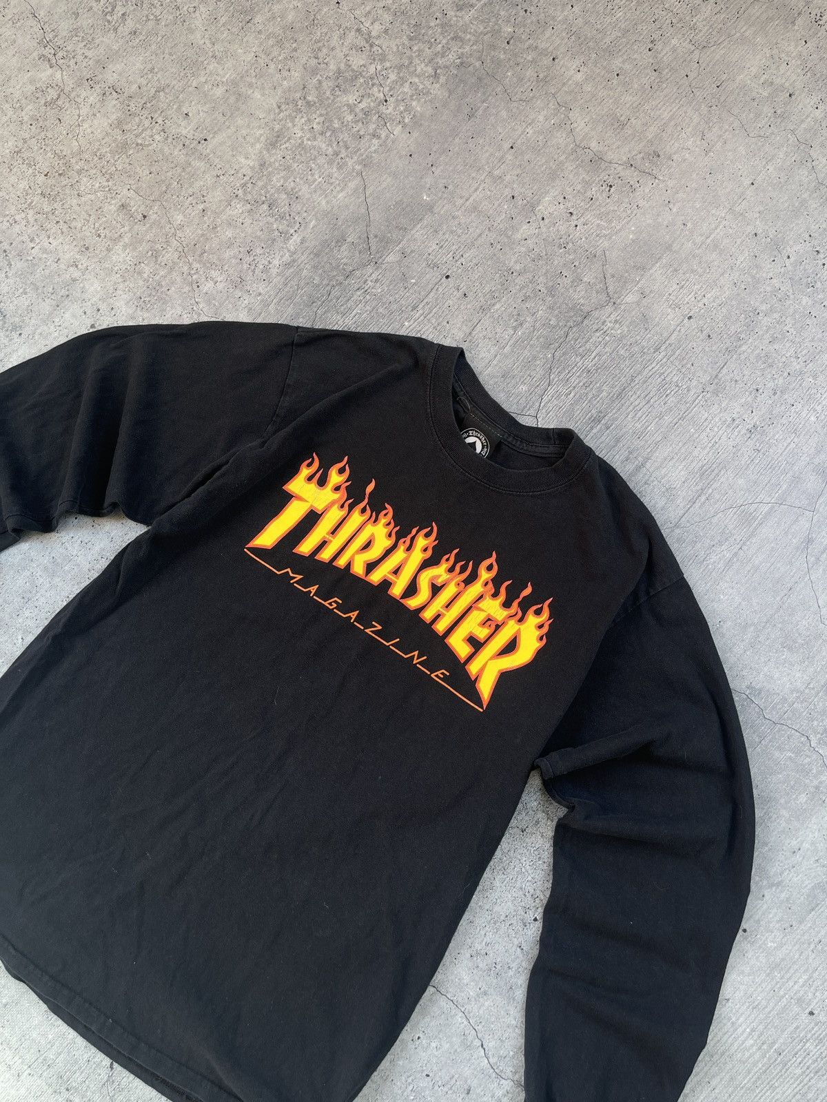 Thrasher × Zumiez Thrasher long sleeve graphic tee Size US M / EU 48-50 / 2 - 2 Thumbnail