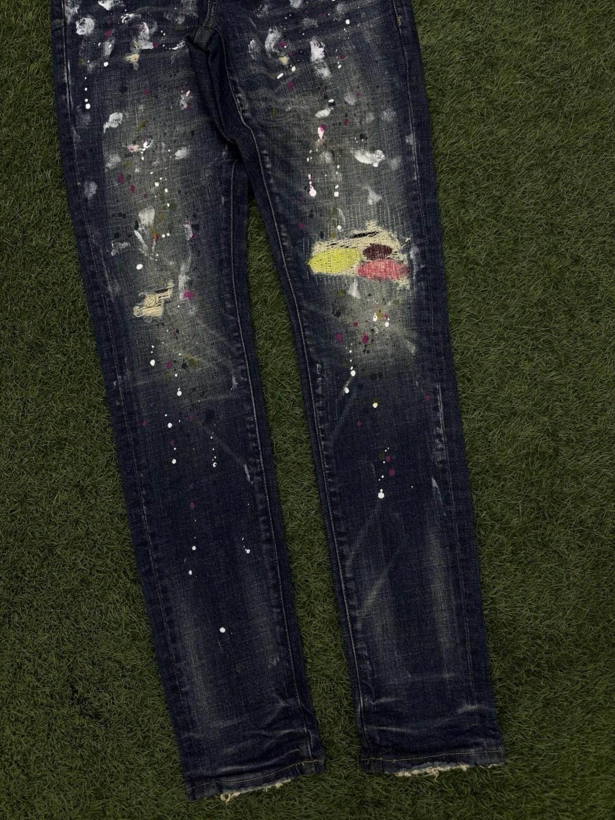 Purple Brand Purple Brand Jeans Men (29) Slim Fit Paint Splatter Size US 29 - 2 Thumbnail