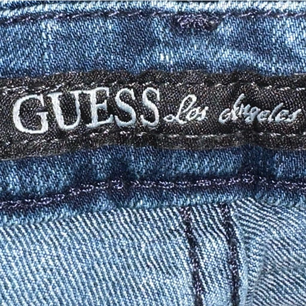 Guess GUESS JEANS Mid-Rise Crop Jean Blue Women’s Size 31. Size 38" / US 16 / IT 52 - 6 Thumbnail