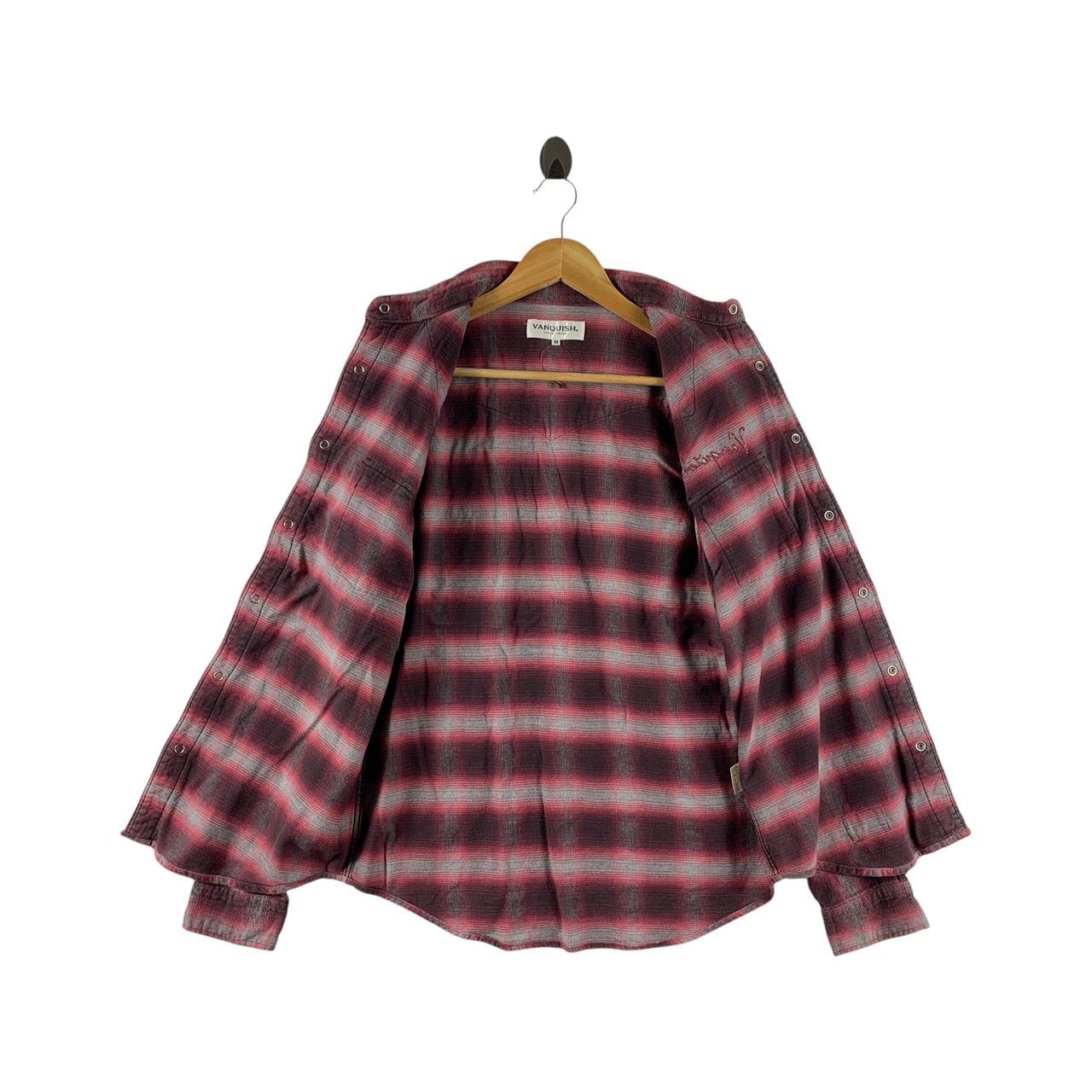 Japanese Brand × Vanquish VANQUISH snapbutton checkered button up shirt Size US M / EU 48-50 / 2 - 10 Thumbnail