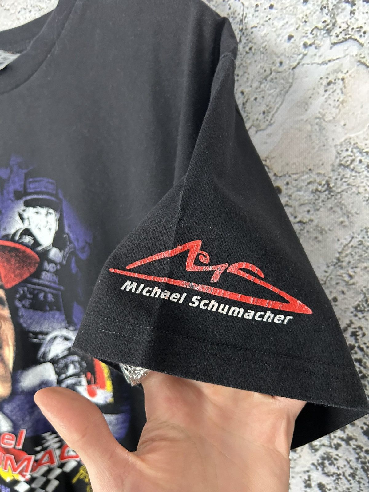 Formula 1 Vintage Michael Schumacher Formula 1 Racing Ferrari 90s Tee Size US XL / EU 56 / 4 - 4 Thumbnail