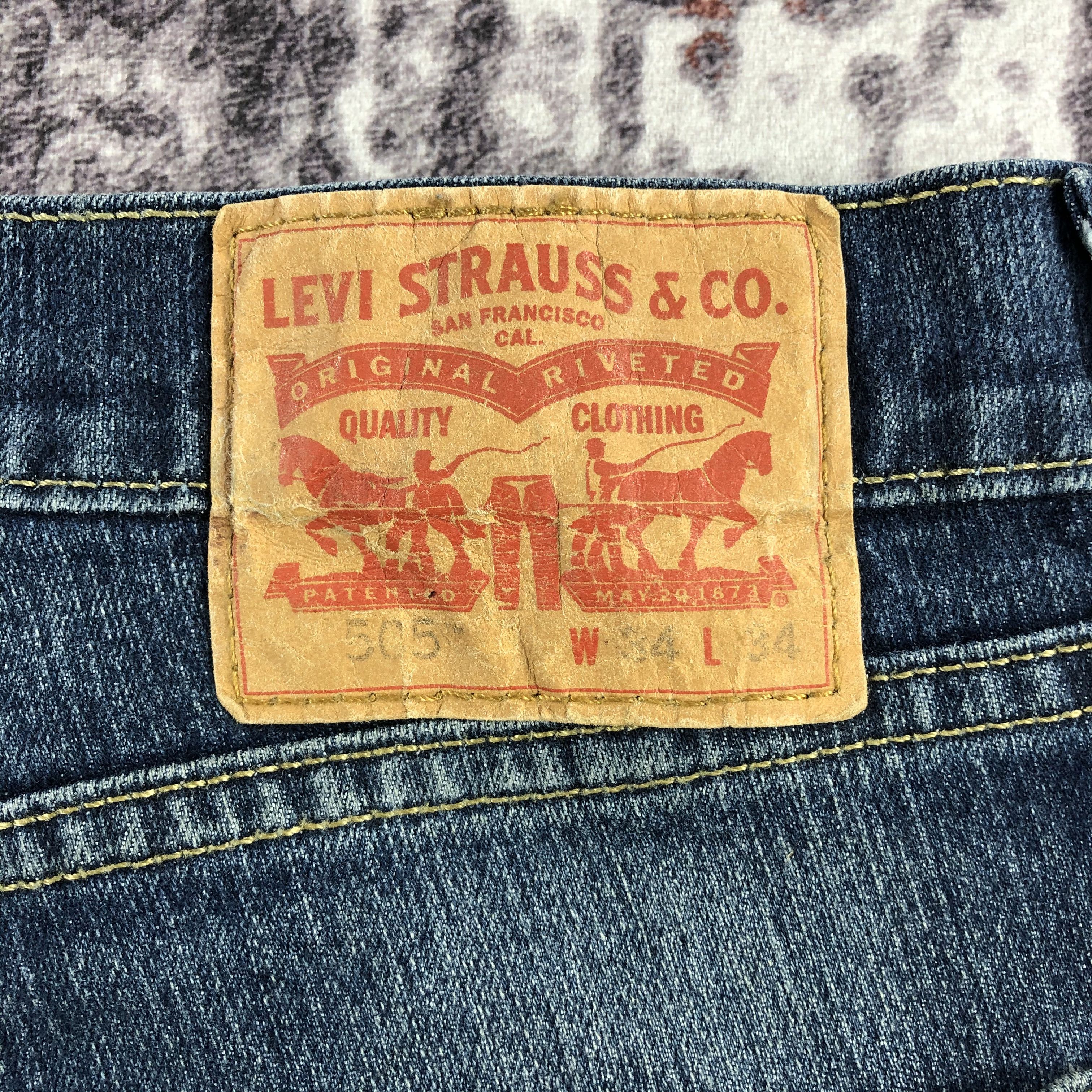Levi's × Vintage Vintage Blue Wash Levis 505 Jeans-JM2468 Size US 33 - 10 Thumbnail