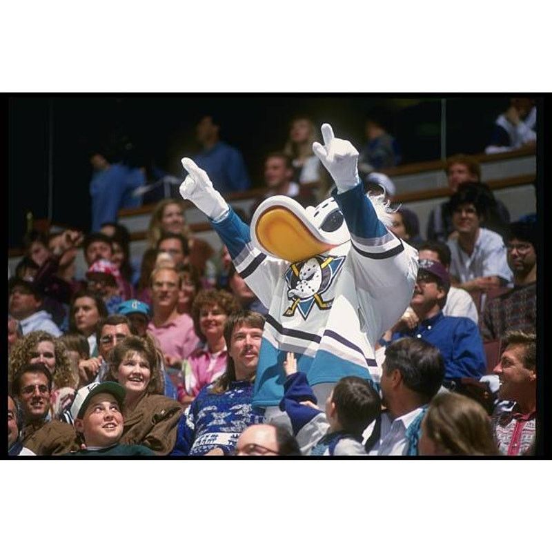 NHL × Starter Anaheim Mighty Ducks 90s NUTMEG Rugby shirt L white NHL vtg Size US L / EU 52-54 / 3 - 6 Thumbnail