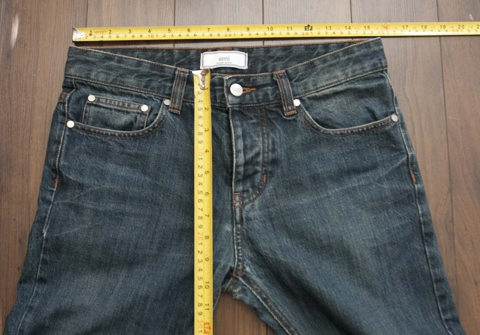 AMI Alexandre Mattiussi AMI Jeans Distressed Size 30x29.5 Blue Size US 30 / EU 46 - 8 Thumbnail