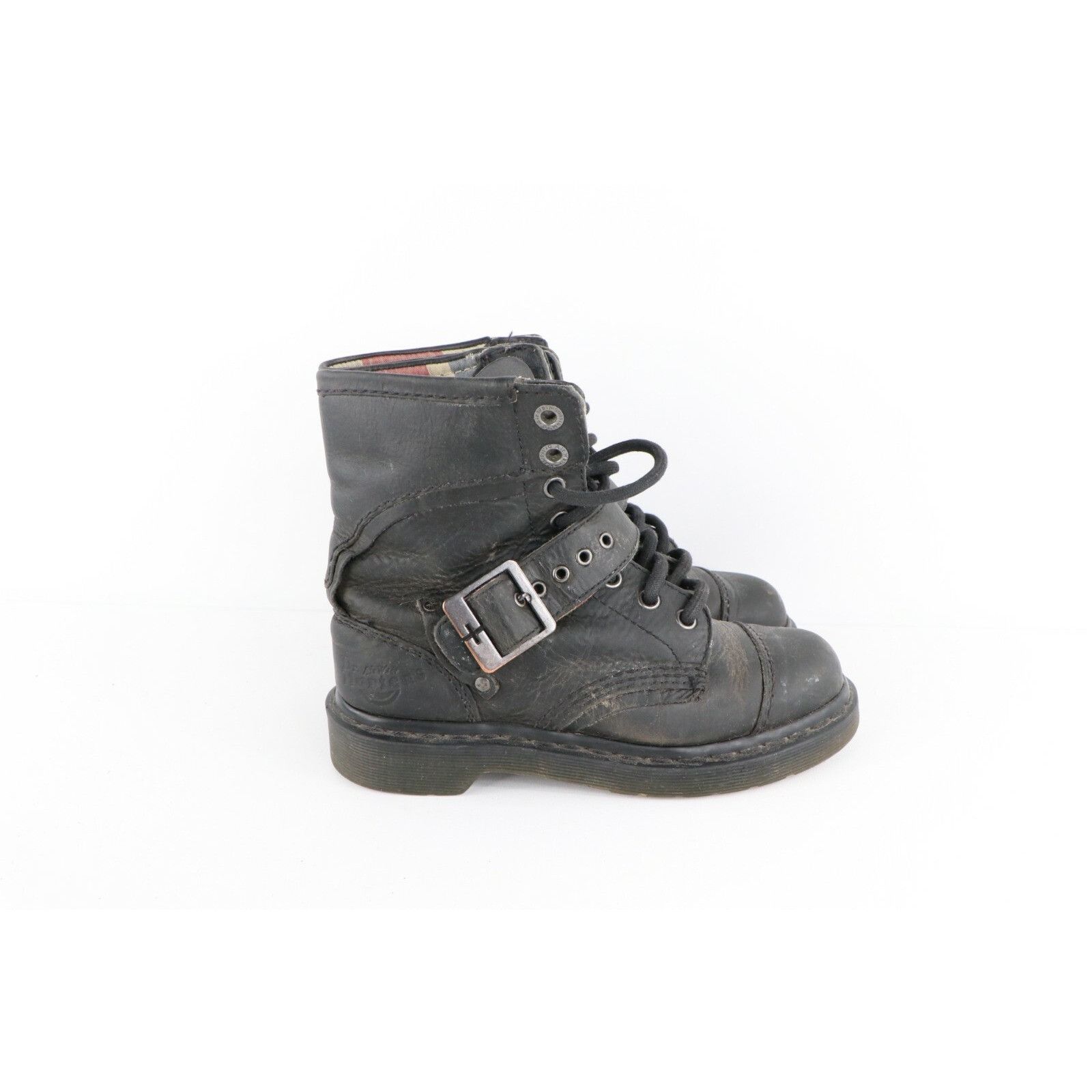 Dr. Martens × Vintage Vintage Dr Martens Distressed Triumph 8 Eyelet Leather Boots Size US 6 / IT 36 - 5 Thumbnail