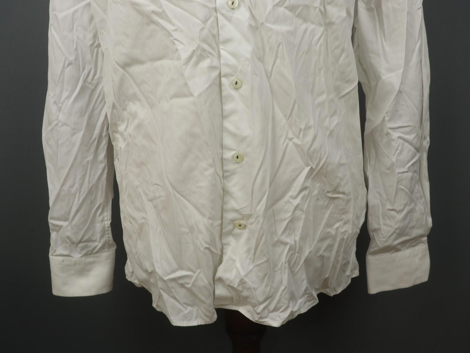 Eton Eton White 100% Cotton Collared Dress Shirt Size 42 Size 38R - 3 Thumbnail