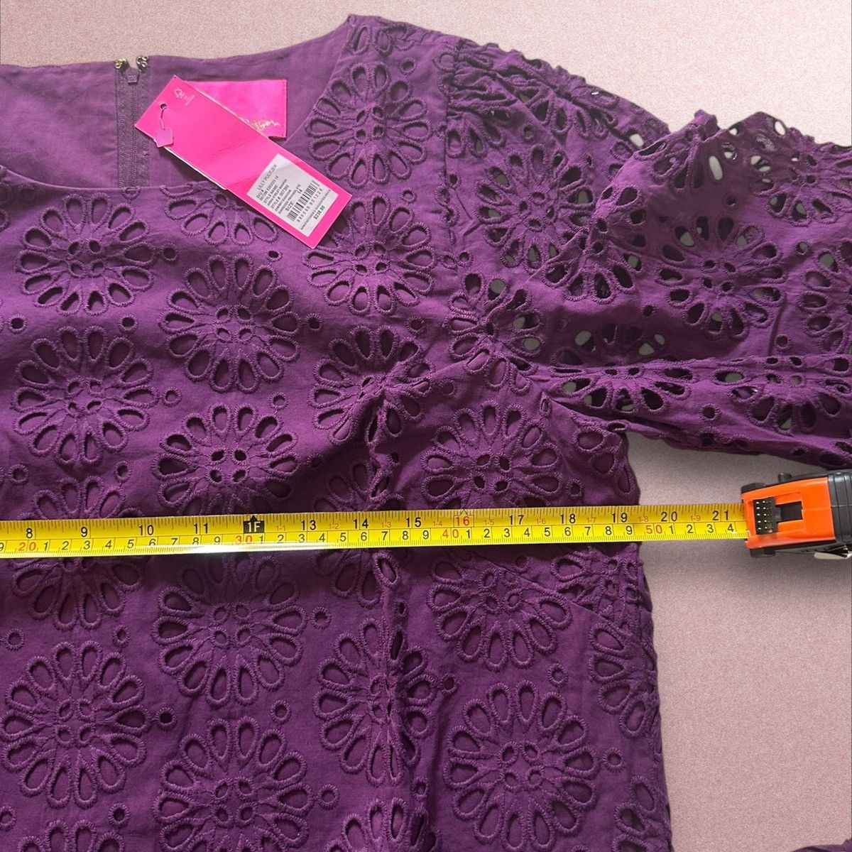 Lilly Pulitzer Lily Pulitzer Aisha Eyelet Romper size 14 Size XL / US 12-14 / IT 48-50 - 2 Thumbnail