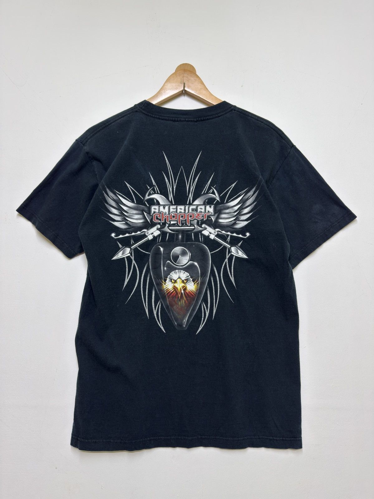 West Coast Choppers Vintage American Chopper Y2K Biker Graphic Eagle Motor Tee Size US S / EU 44-46 / 1 - 1 Thumbnail